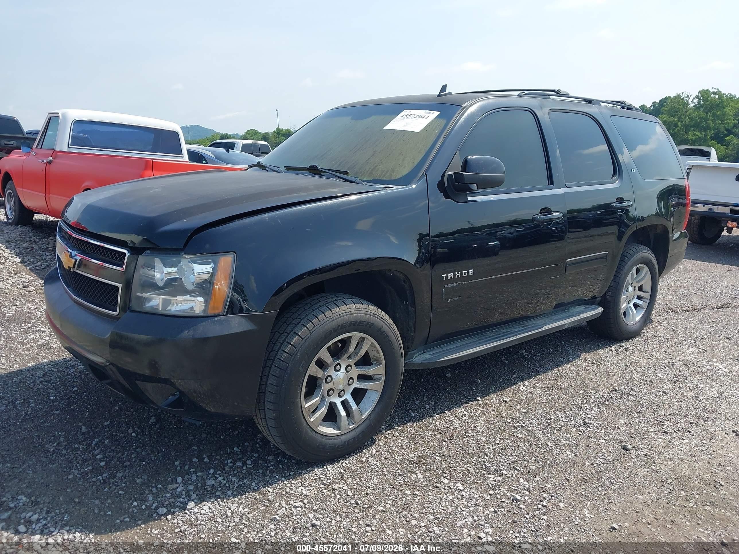 2013 Chevrolet Tahoe Lt Black vin: 1GNSCBE00DR255115