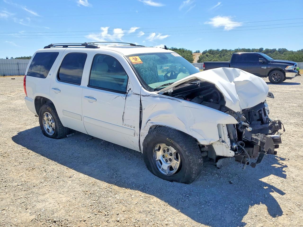 2014 Chevrolet Tahoe C1500 Lt White vin: 1GNSCBE00ER231477