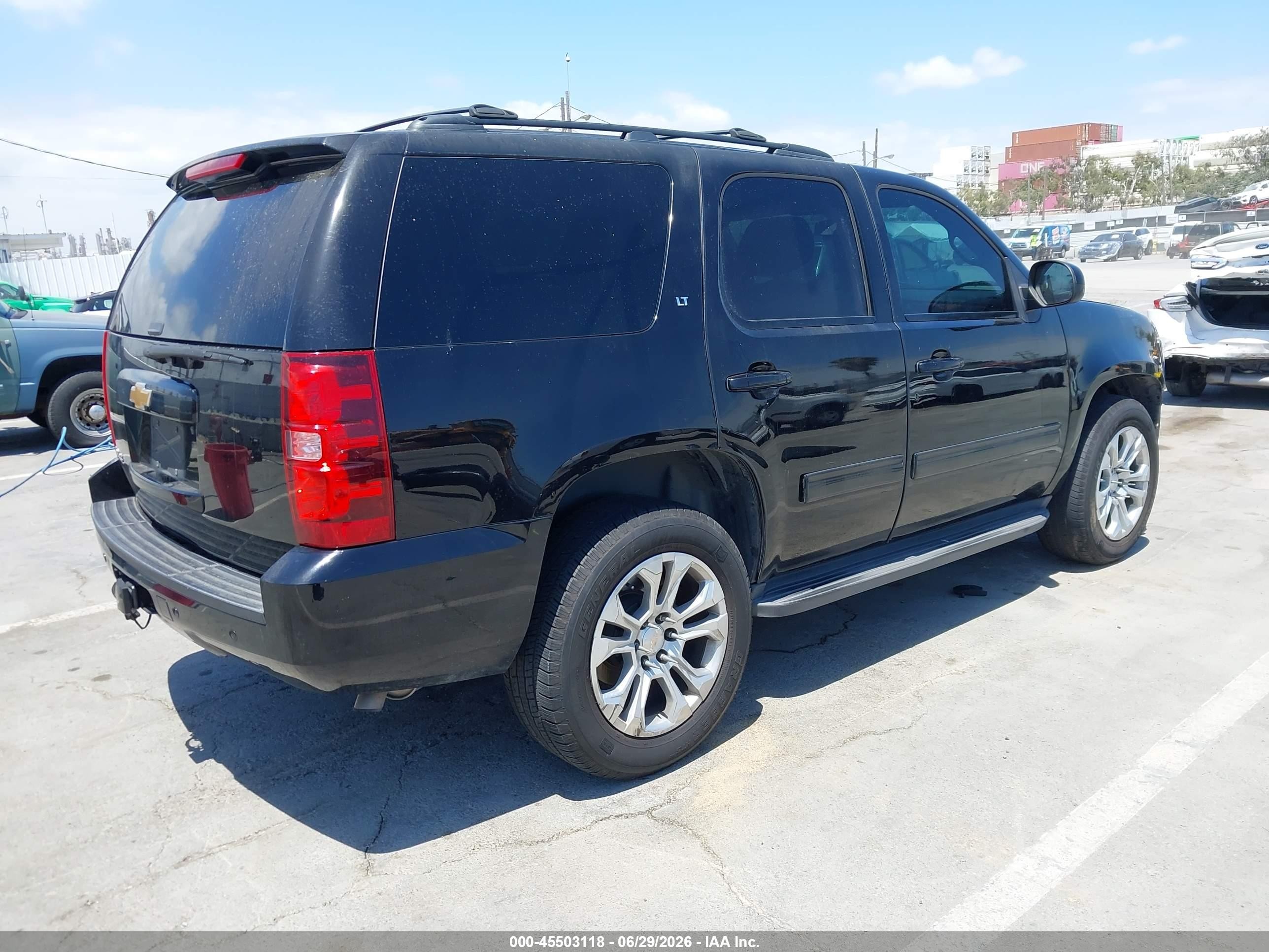 2013 Chevrolet Tahoe Lt Black vin: 1GNSCBE01DR150857