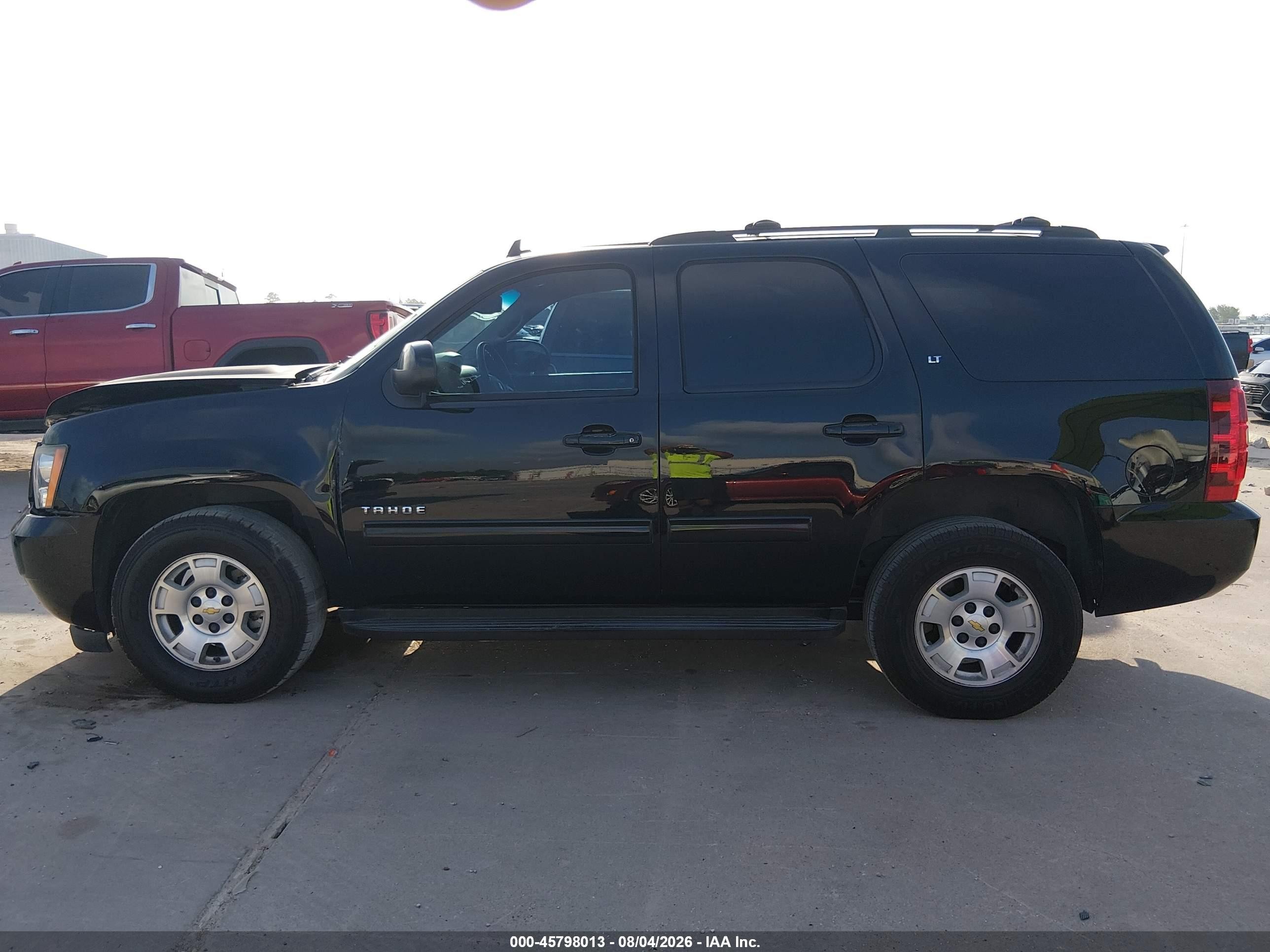2014 Chevrolet Tahoe Lt Black vin: 1GNSCBE01ER216812