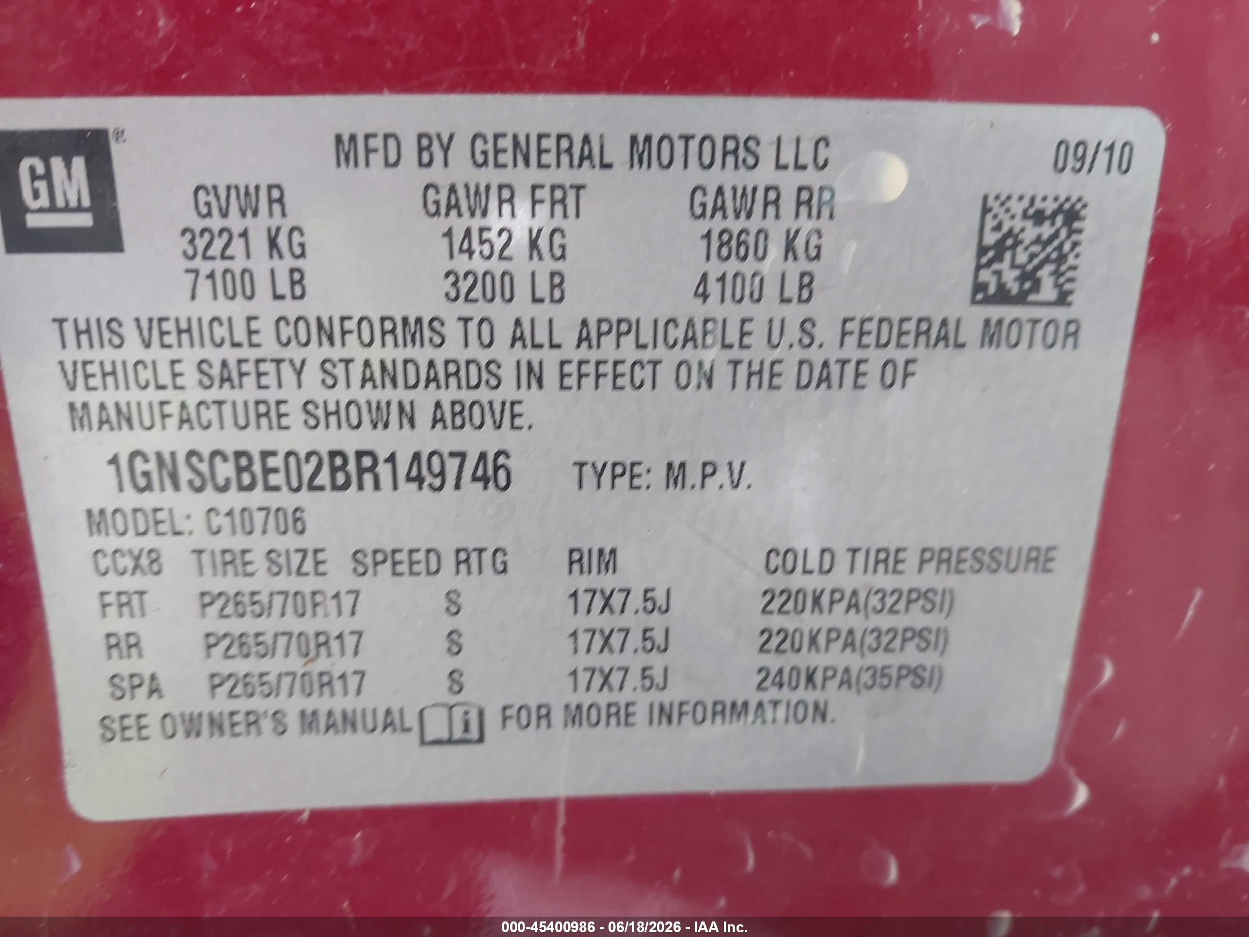 2011 Chevrolet Tahoe Lt Burgundy vin: 1GNSCBE02BR149746