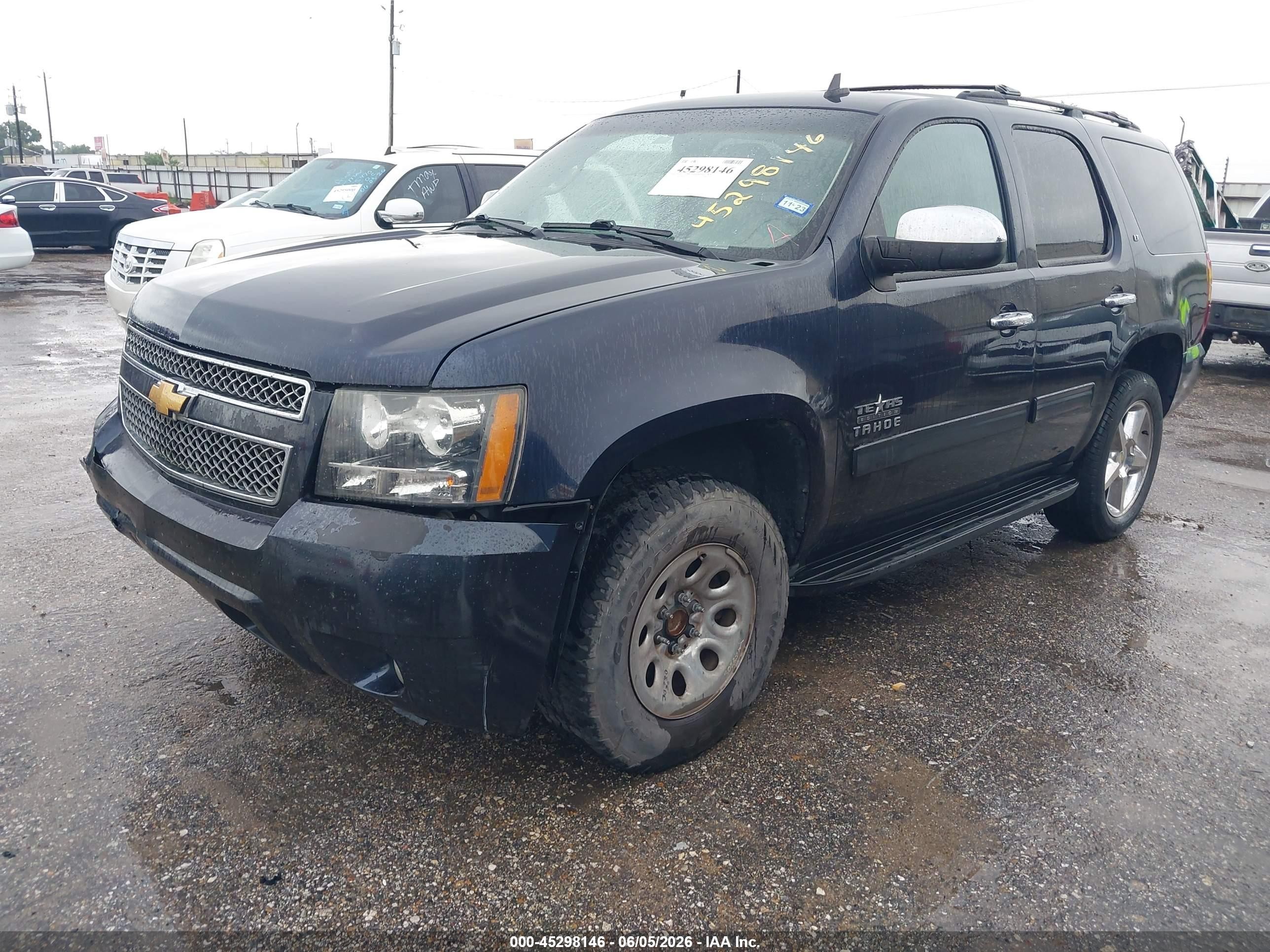 2013 Chevrolet Tahoe Lt Dark Blue vin: 1GNSCBE02DR205932