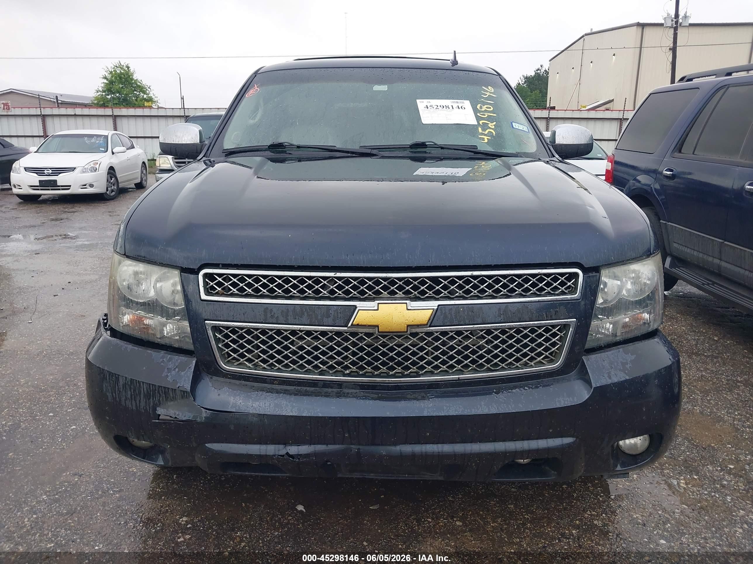 2013 Chevrolet Tahoe Lt Dark Blue vin: 1GNSCBE02DR205932