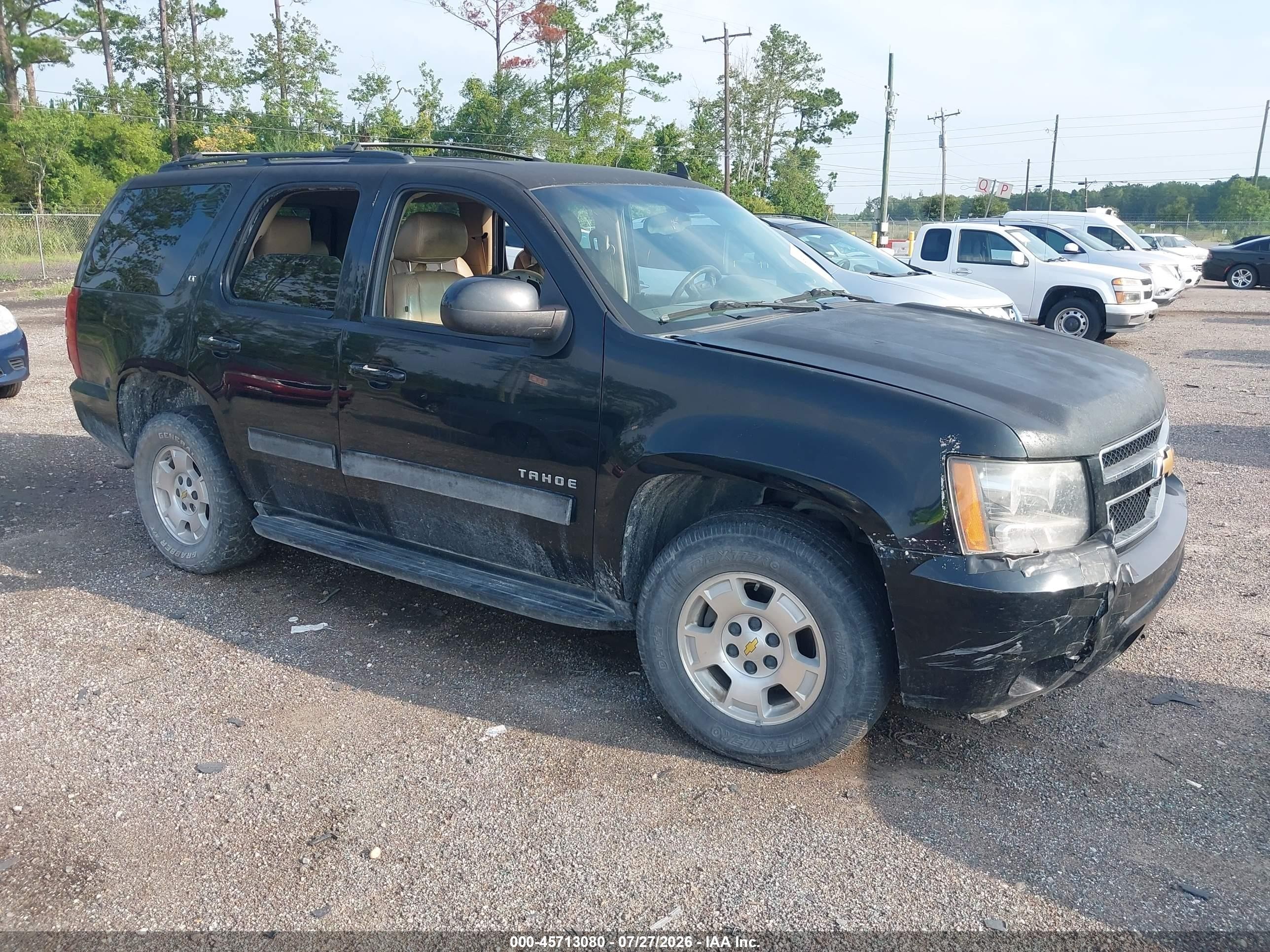 2013 Chevrolet Tahoe Lt Black vin: 1GNSCBE02DR333040