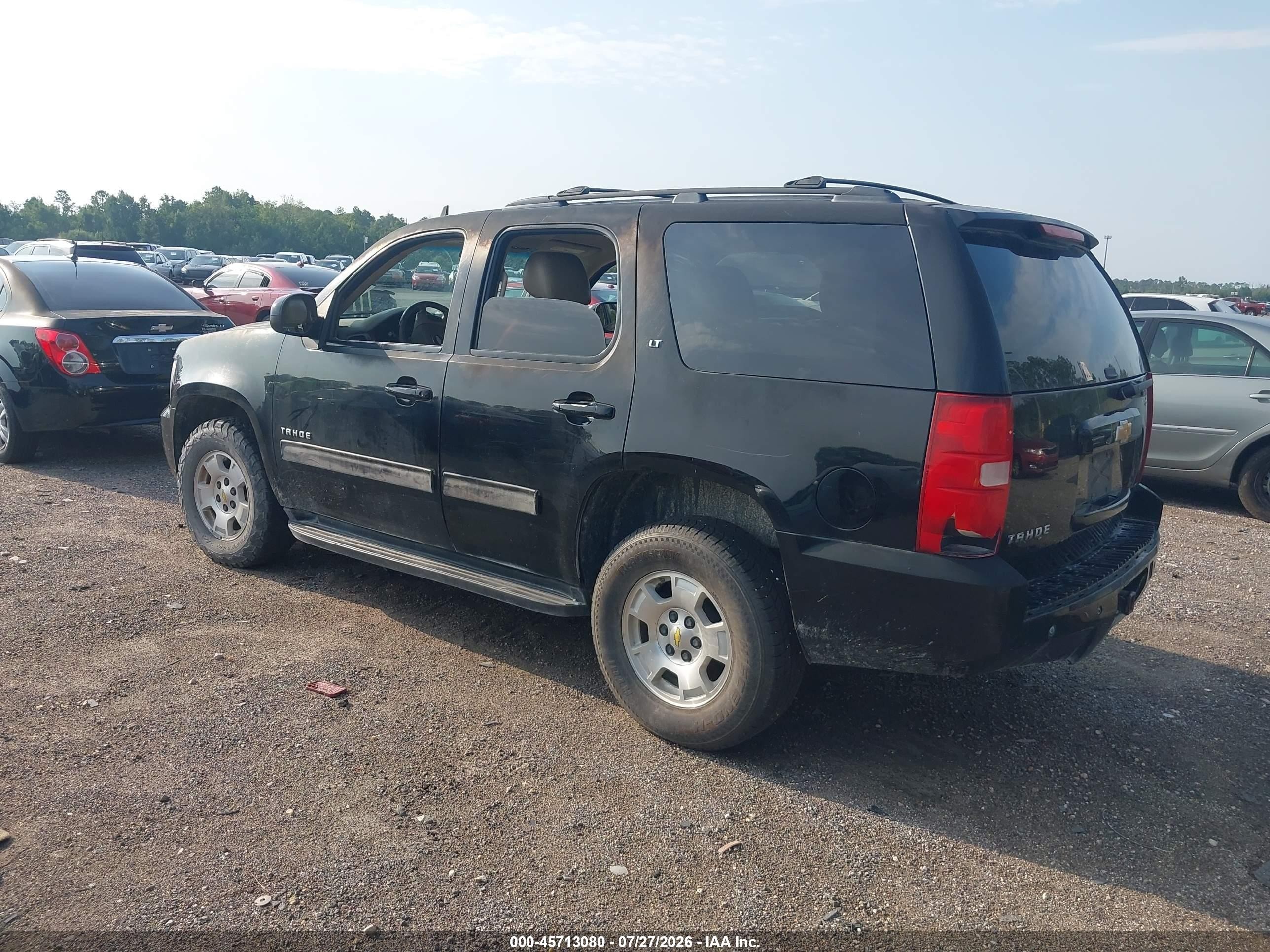 2013 Chevrolet Tahoe Lt Black vin: 1GNSCBE02DR333040
