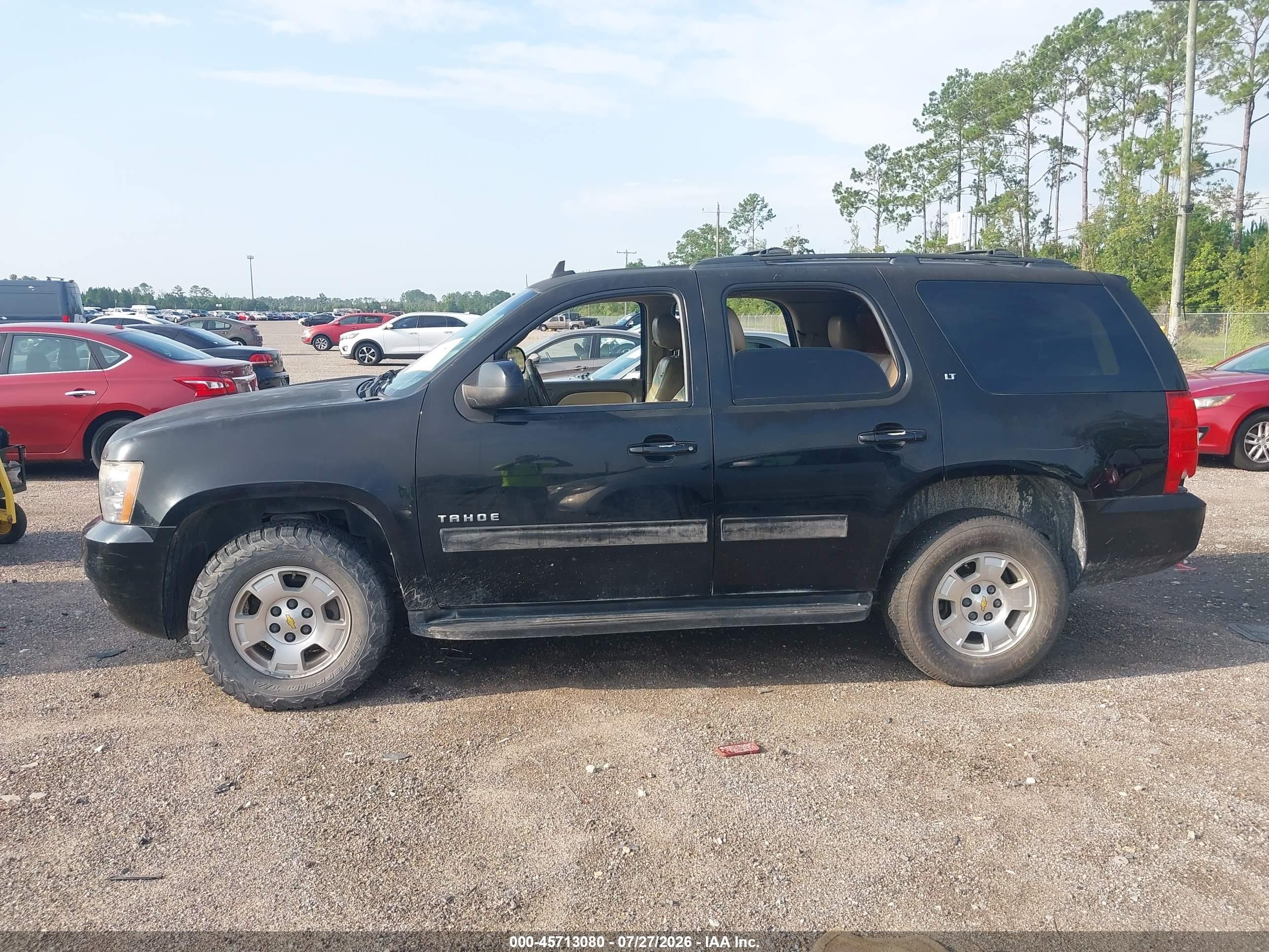 2013 Chevrolet Tahoe Lt Black vin: 1GNSCBE02DR333040