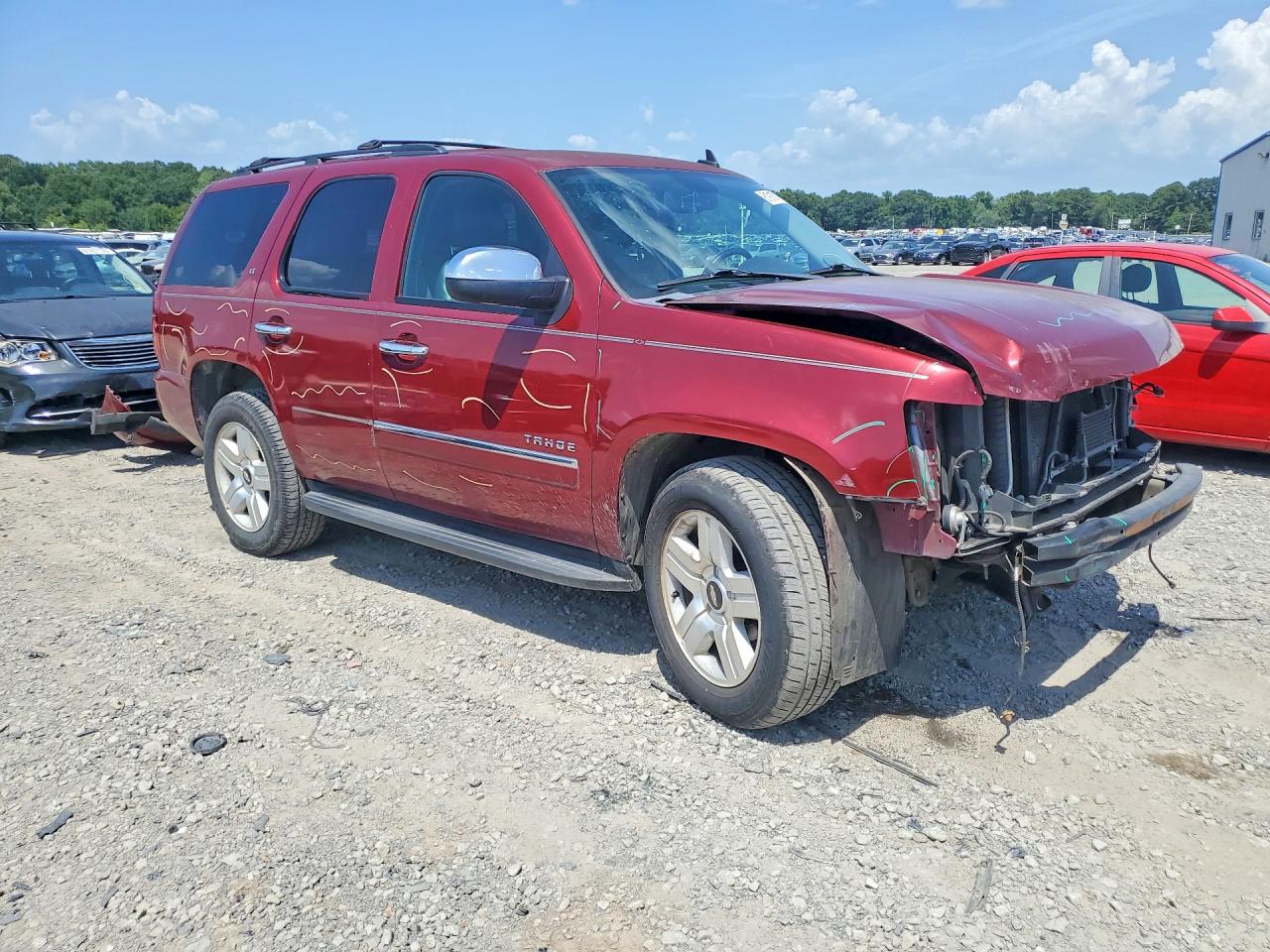 2011 Chevrolet Tahoe C1500 Lt Burgundy vin: 1GNSCBE03BR154468