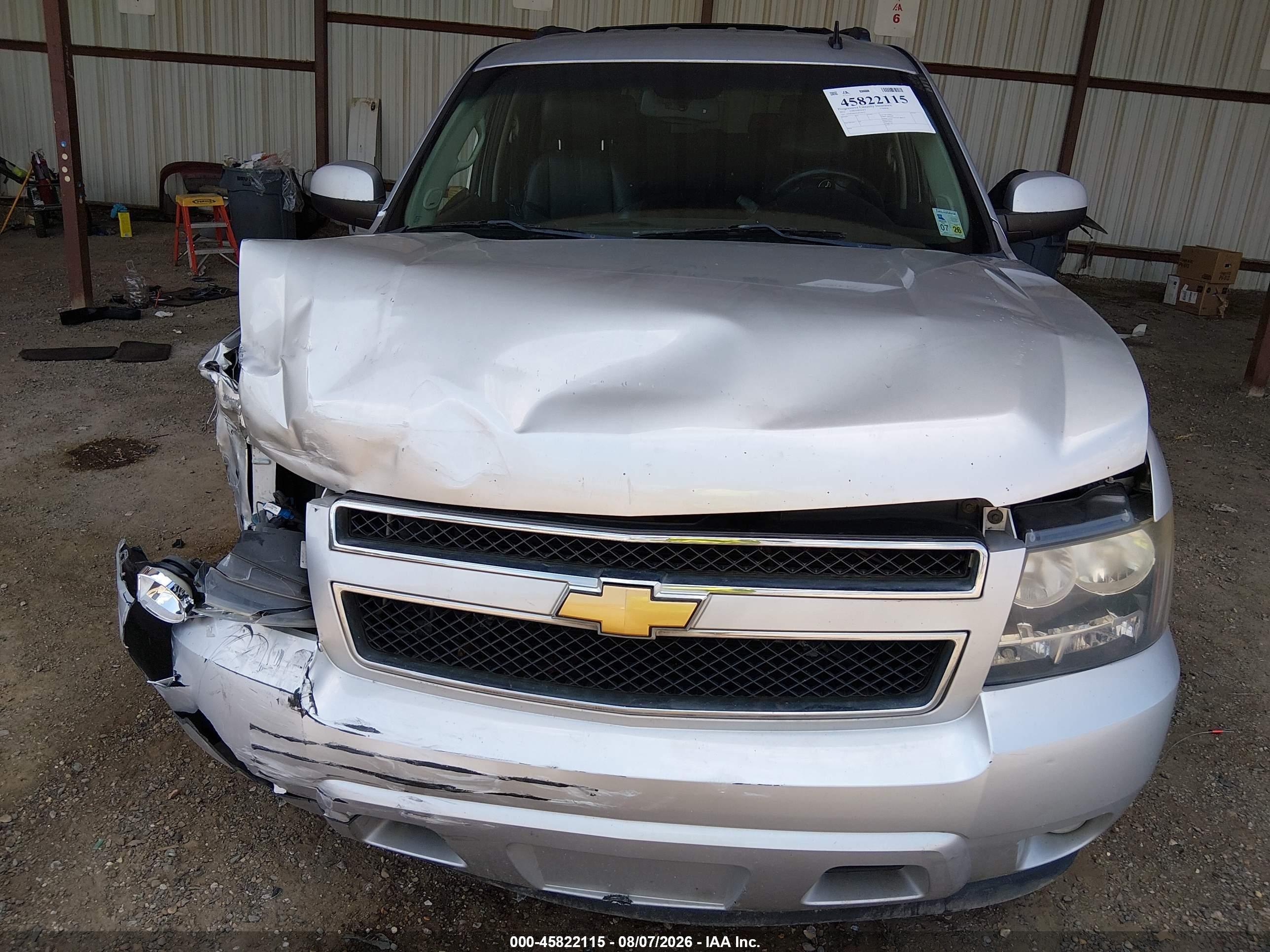 2012 Chevrolet Tahoe Lt Серебряный vin: 1GNSCBE03CR278127