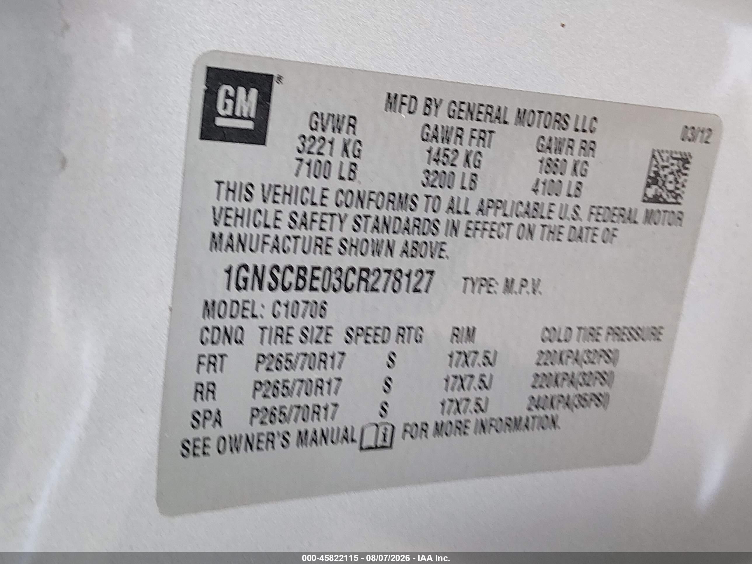 2012 Chevrolet Tahoe Lt Серебряный vin: 1GNSCBE03CR278127