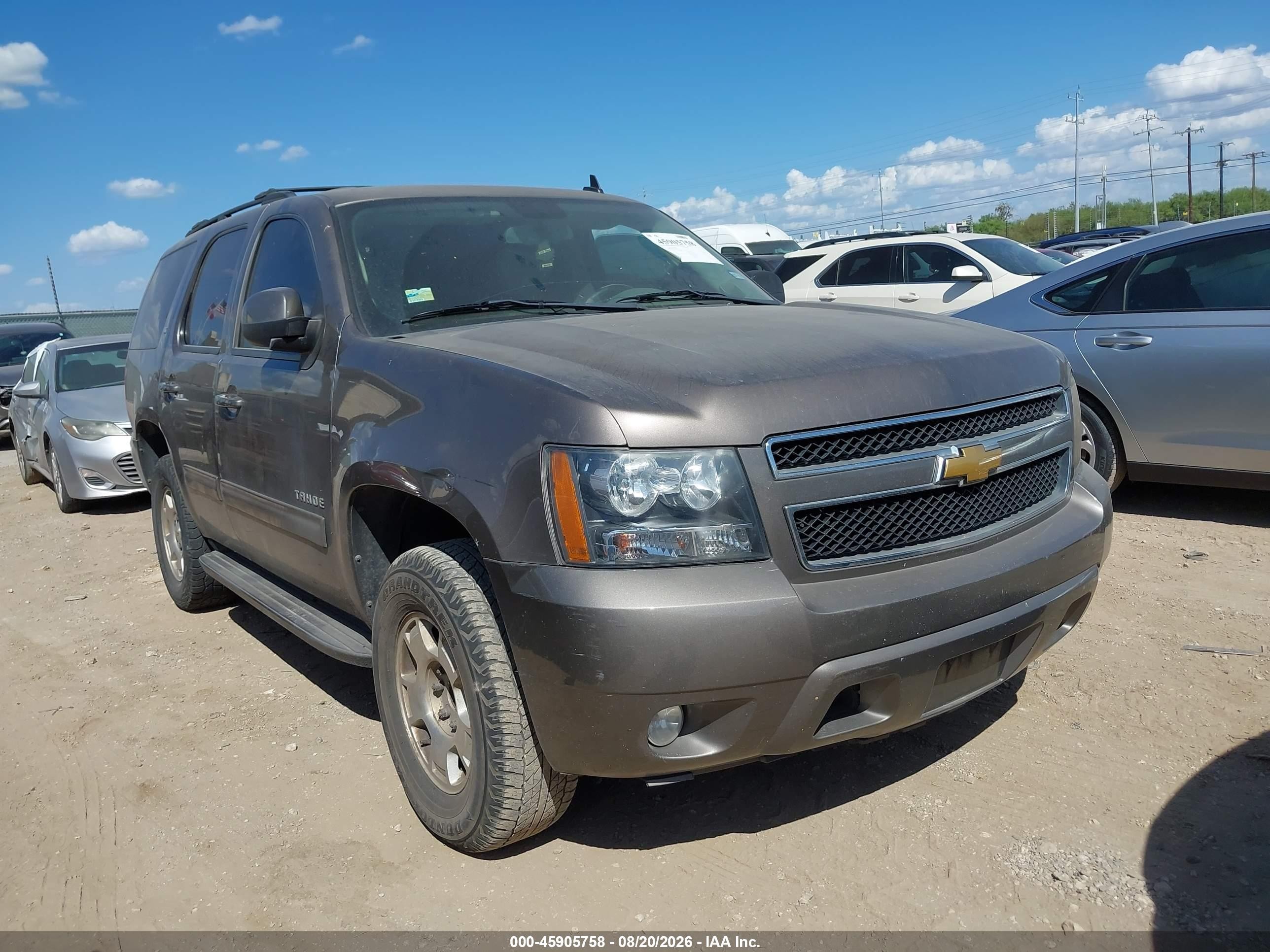 2013 Chevrolet Tahoe Lt Brown vin: 1GNSCBE03DR295480