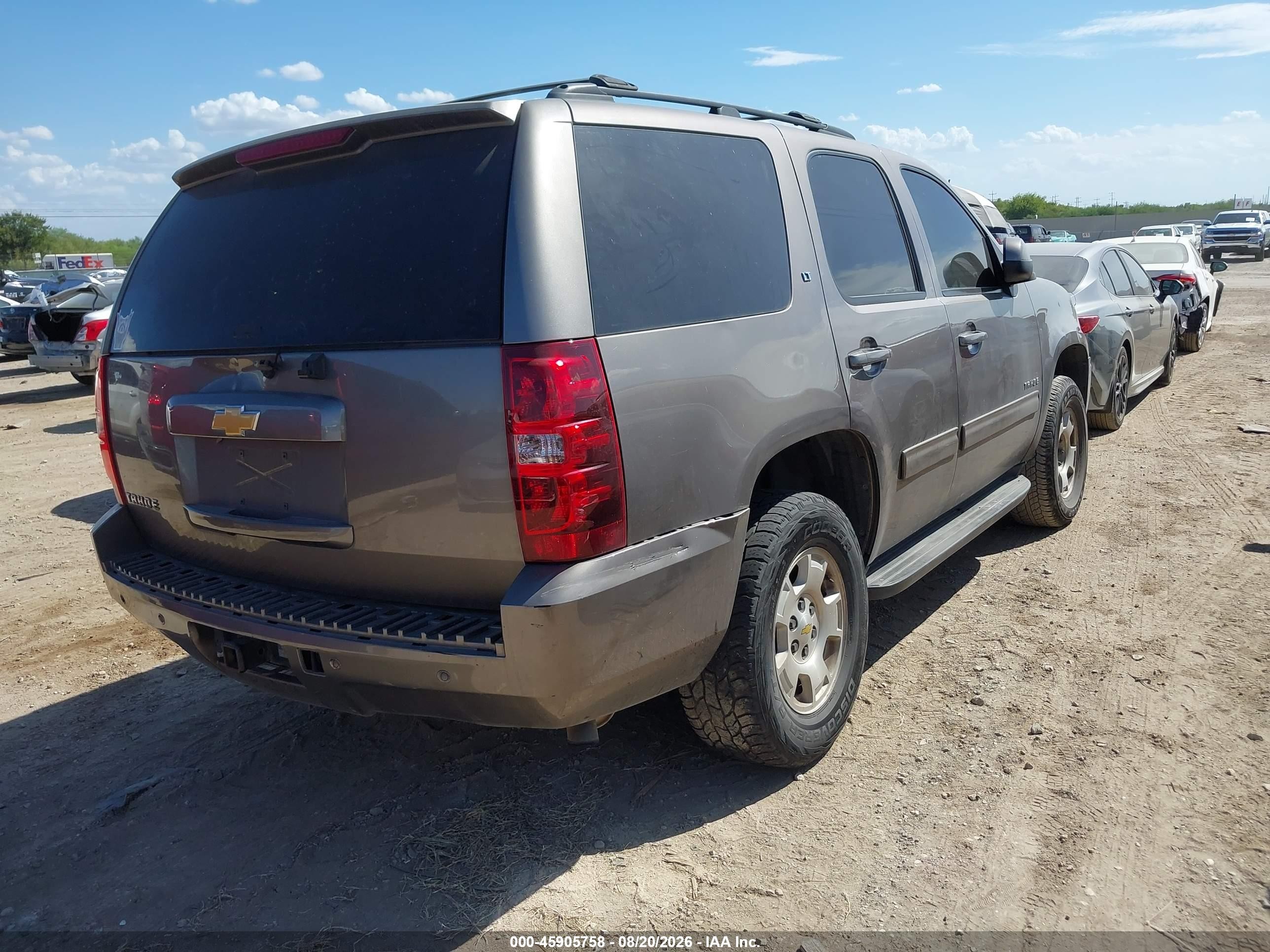 2013 Chevrolet Tahoe Lt Brown vin: 1GNSCBE03DR295480