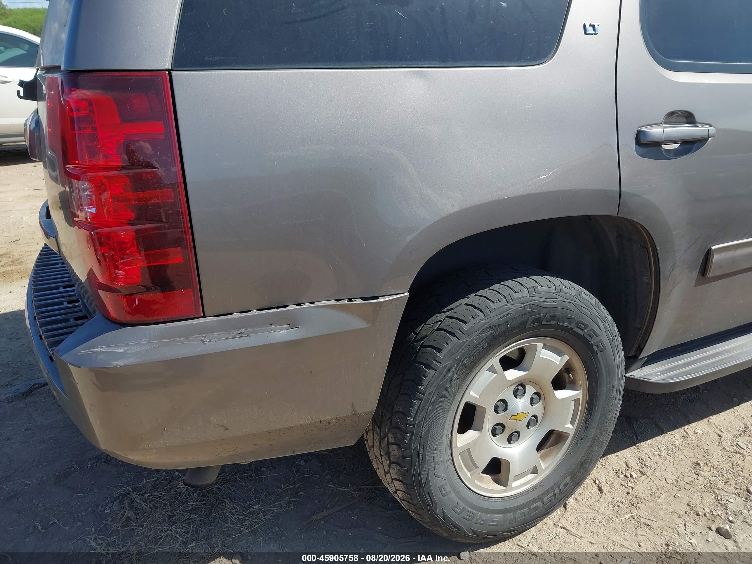 2013 Chevrolet Tahoe Lt Brown vin: 1GNSCBE03DR295480