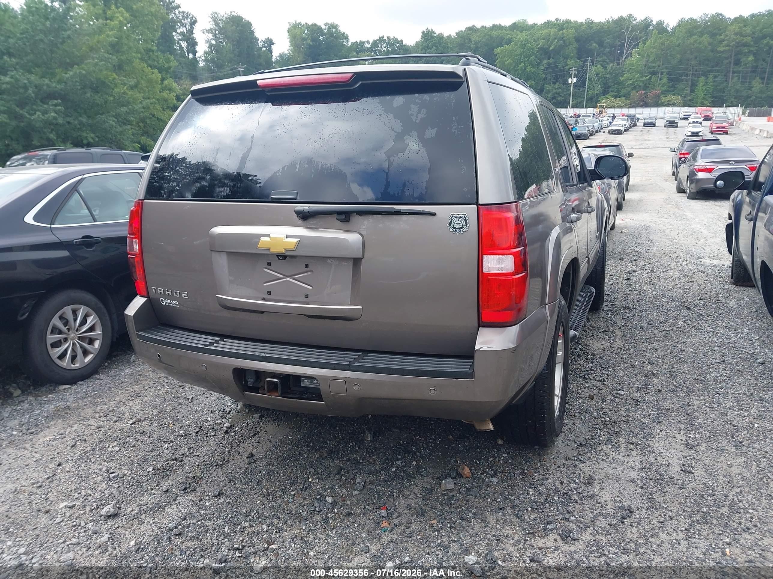 2013 Chevrolet Tahoe Lt Gray vin: 1GNSCBE03DR325738