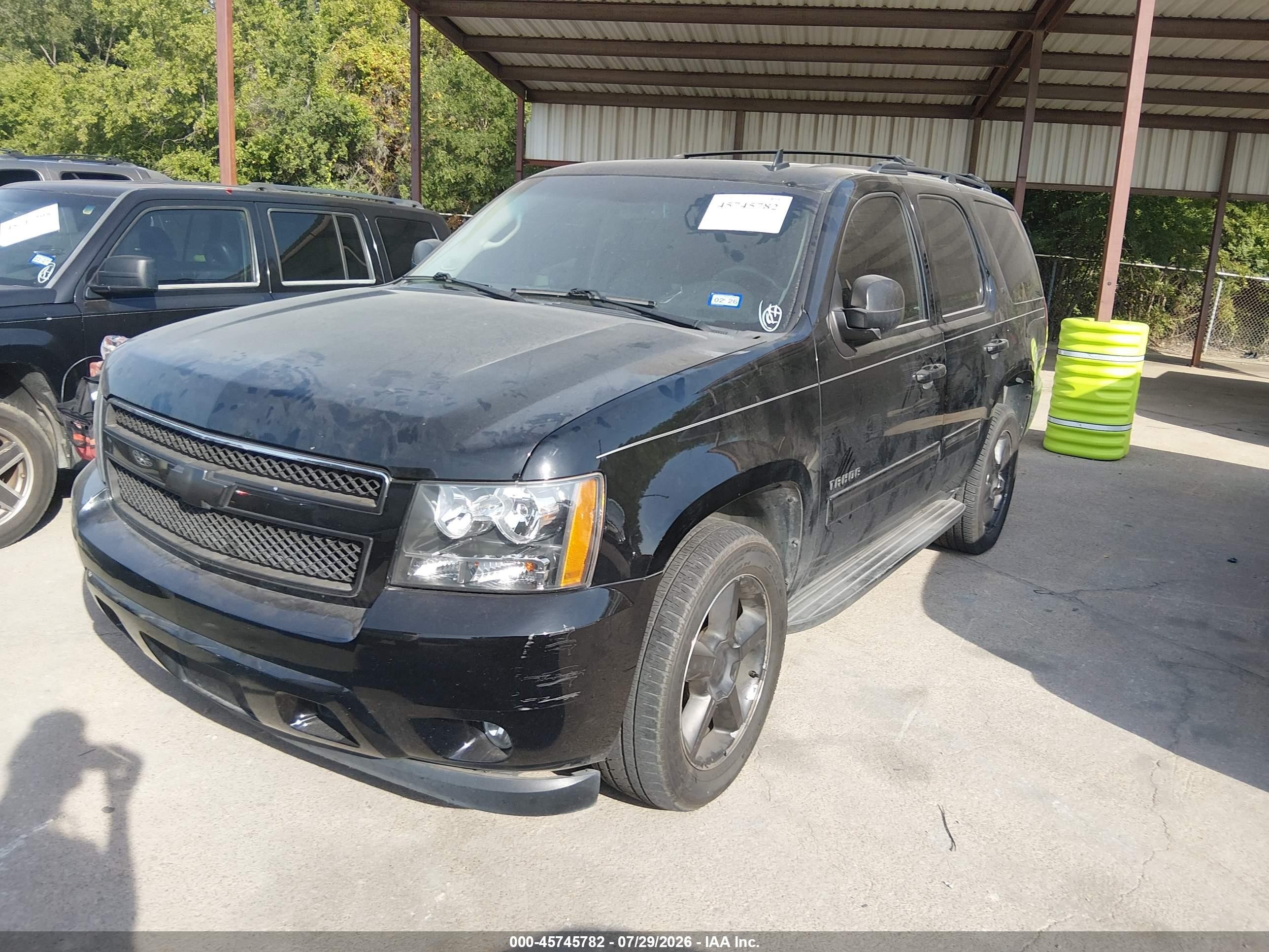 2013 Chevrolet Tahoe C1500 Lt Black vin: 1GNSCBE04DR182380