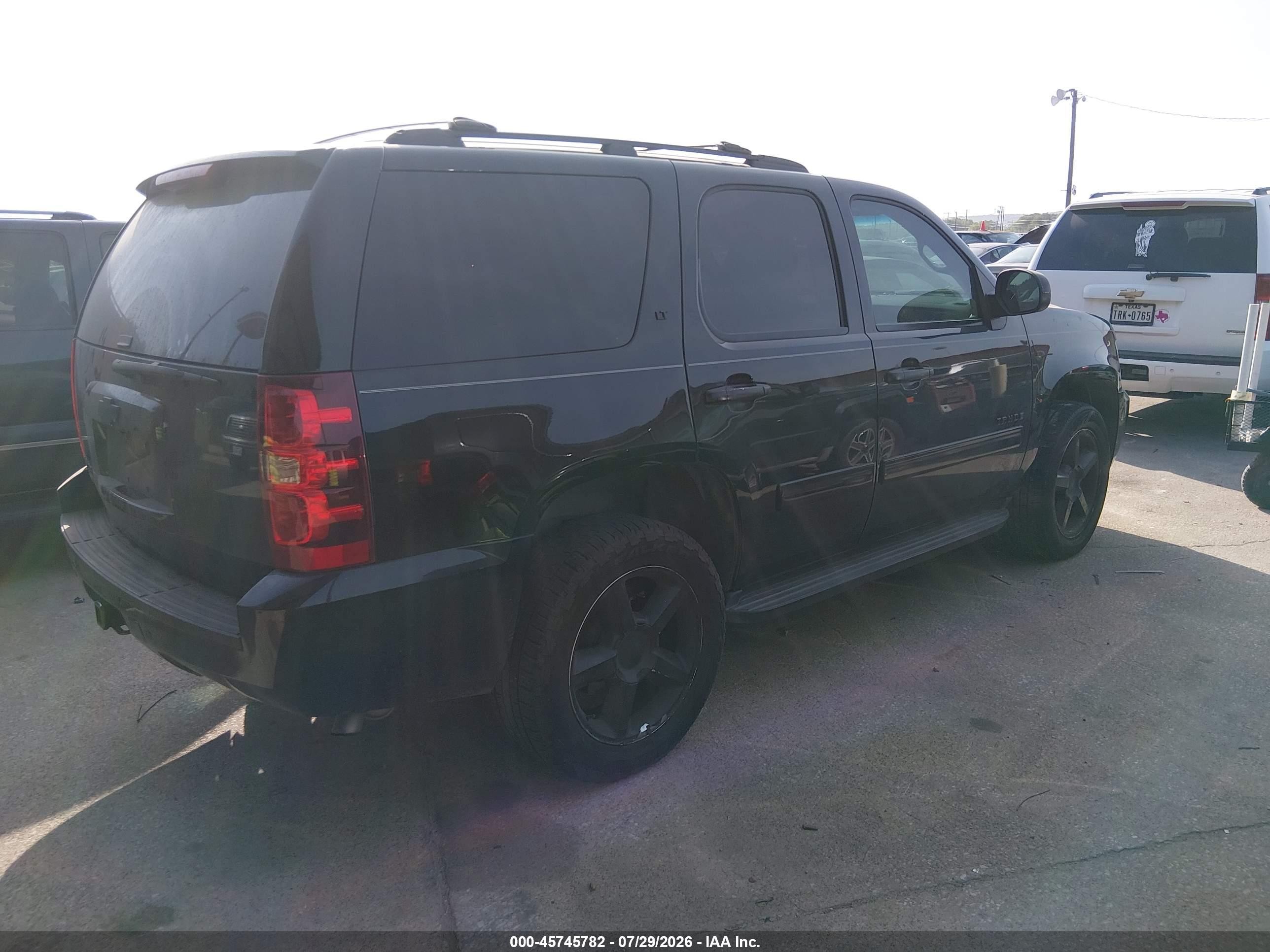 2013 Chevrolet Tahoe C1500 Lt Black vin: 1GNSCBE04DR182380