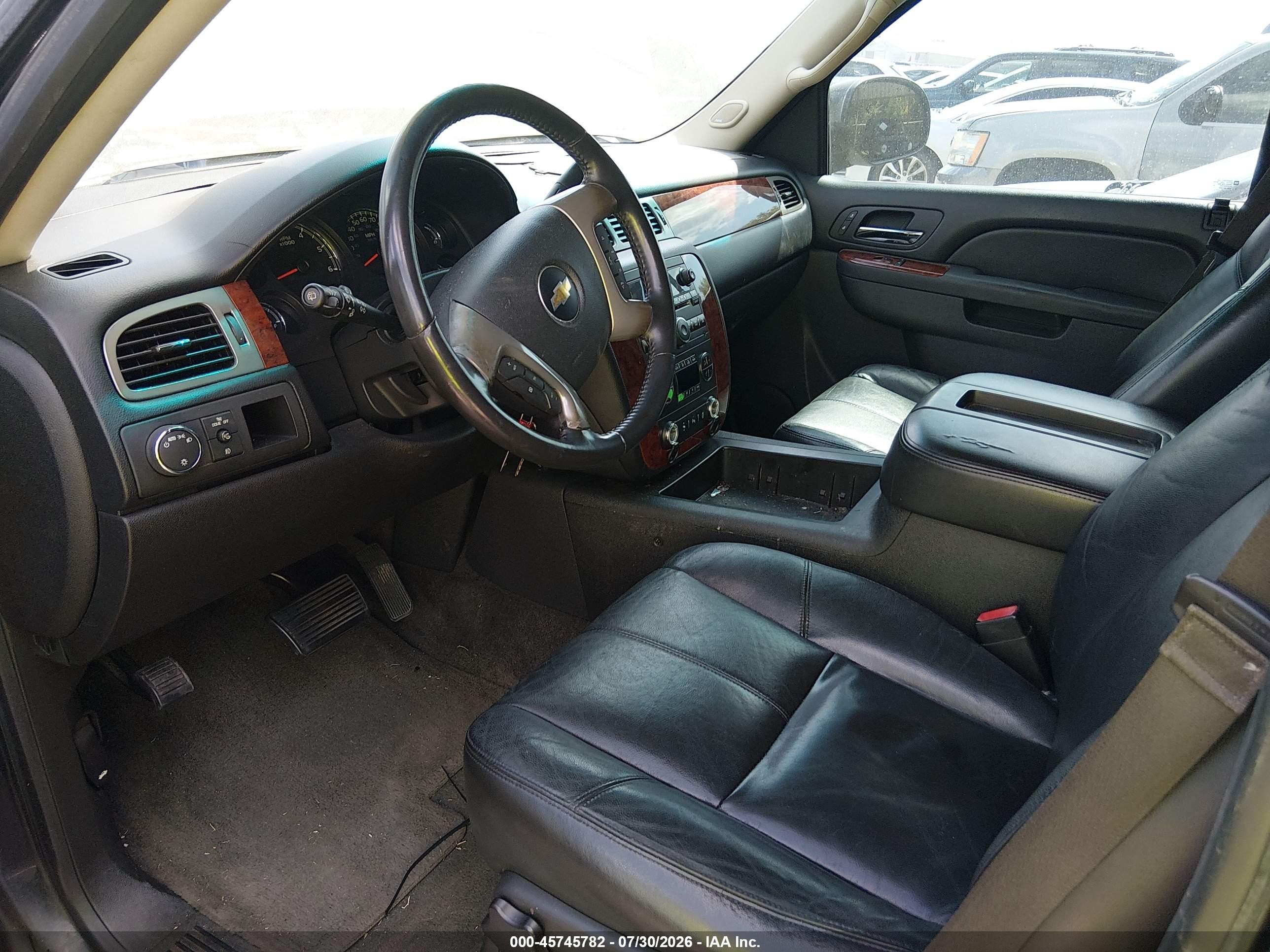 2013 Chevrolet Tahoe C1500 Lt Black vin: 1GNSCBE04DR182380