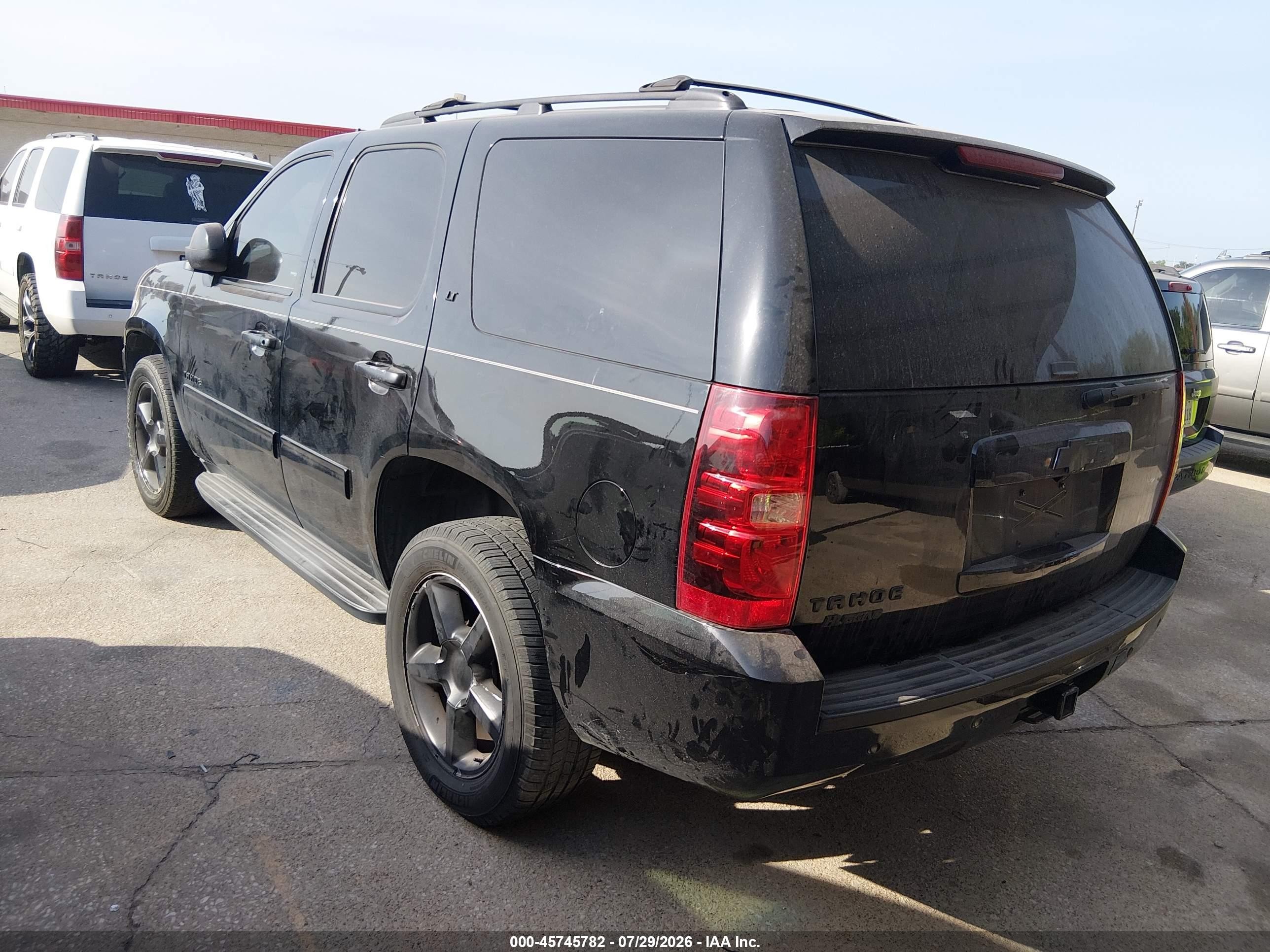 2013 Chevrolet Tahoe C1500 Lt Black vin: 1GNSCBE04DR182380