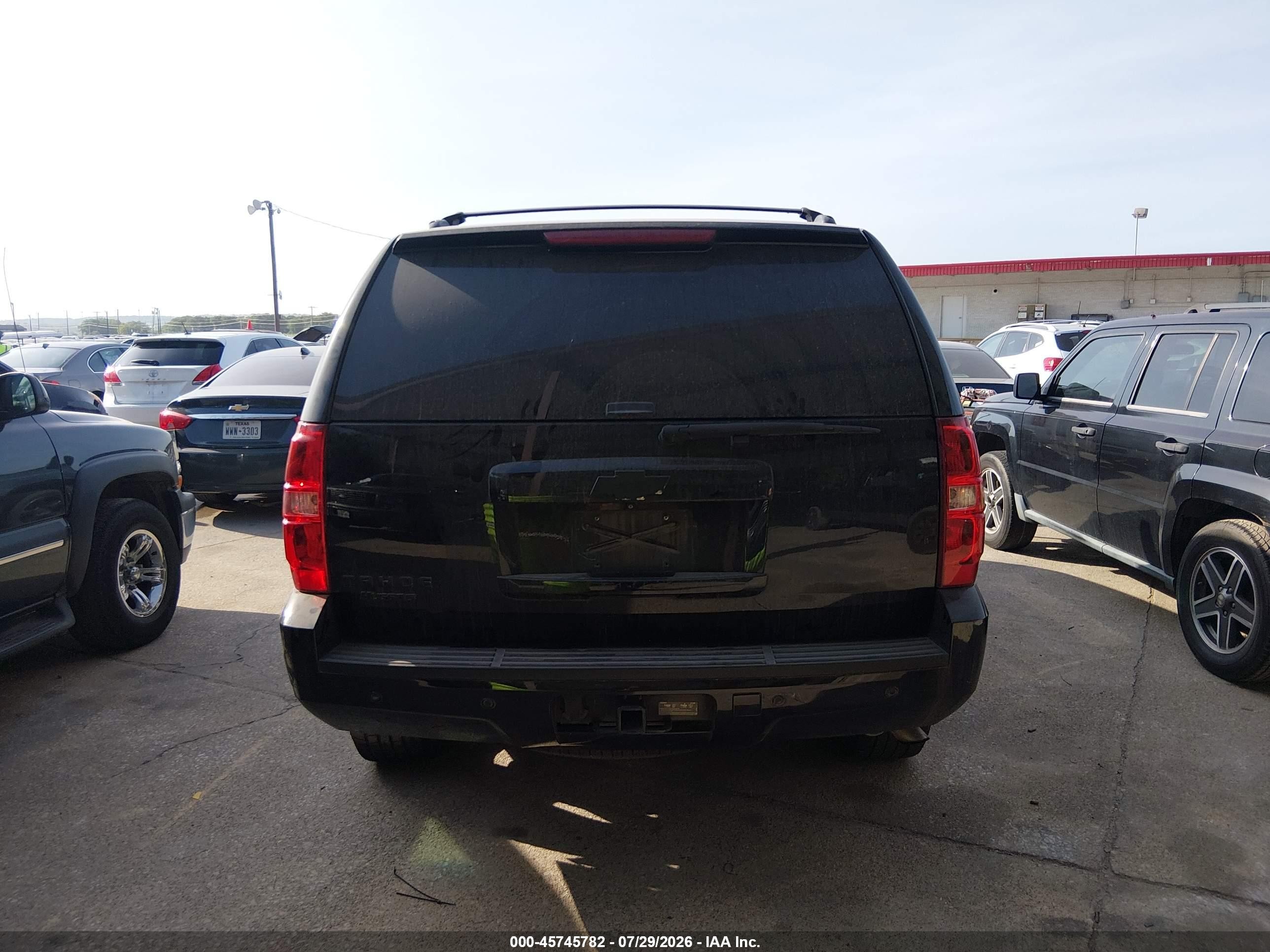 2013 Chevrolet Tahoe C1500 Lt Black vin: 1GNSCBE04DR182380