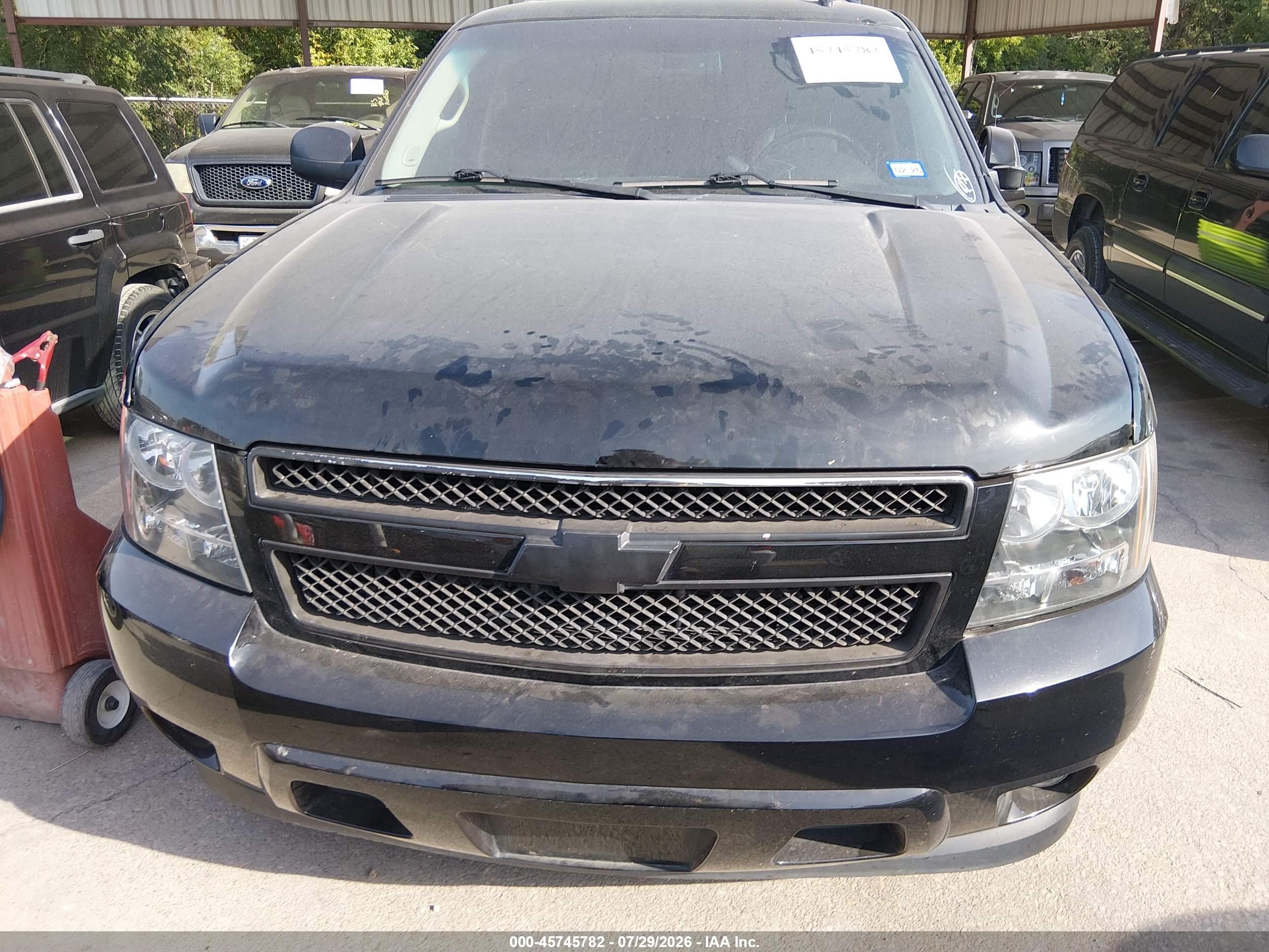 2013 Chevrolet Tahoe C1500 Lt Black vin: 1GNSCBE04DR182380