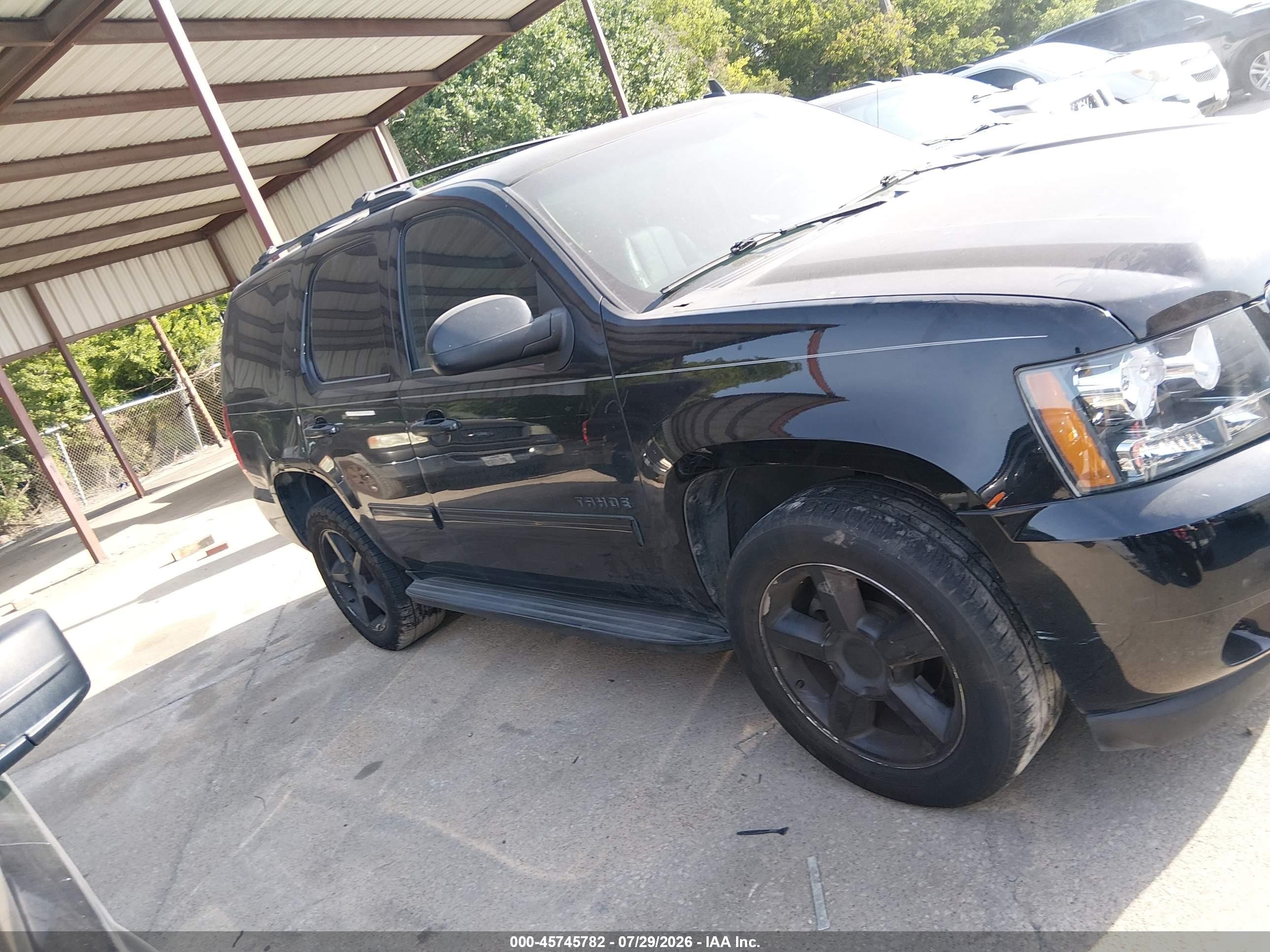 2013 Chevrolet Tahoe C1500 Lt Black vin: 1GNSCBE04DR182380