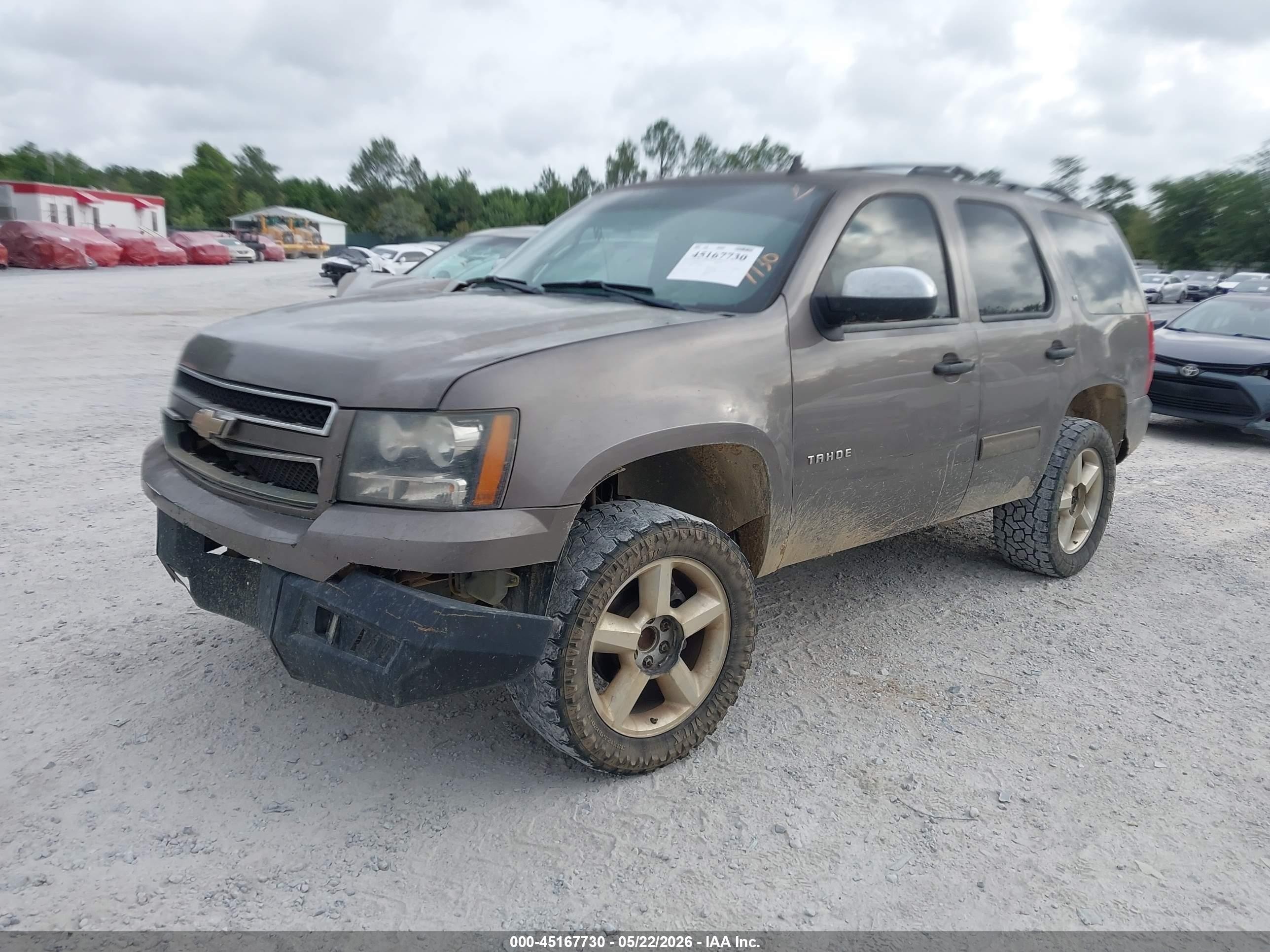 2013 Chevrolet Tahoe Lt Brown vin: 1GNSCBE04DR222537