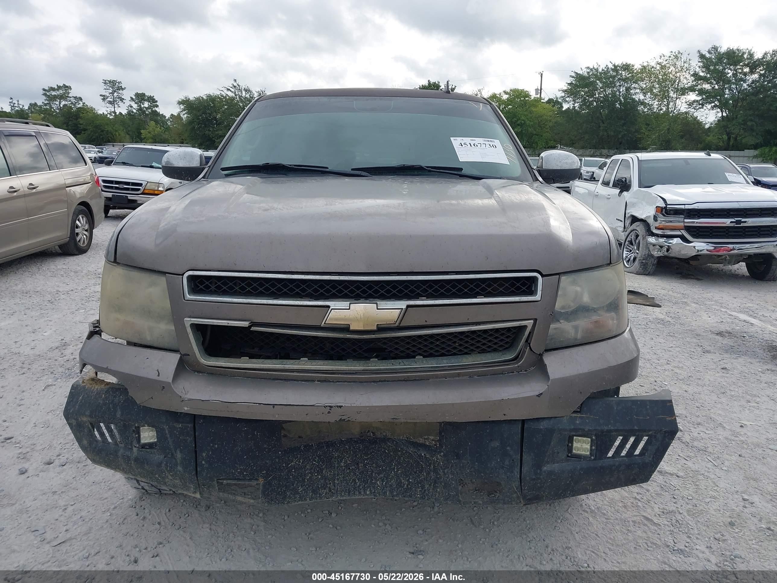 2013 Chevrolet Tahoe Lt Brown vin: 1GNSCBE04DR222537