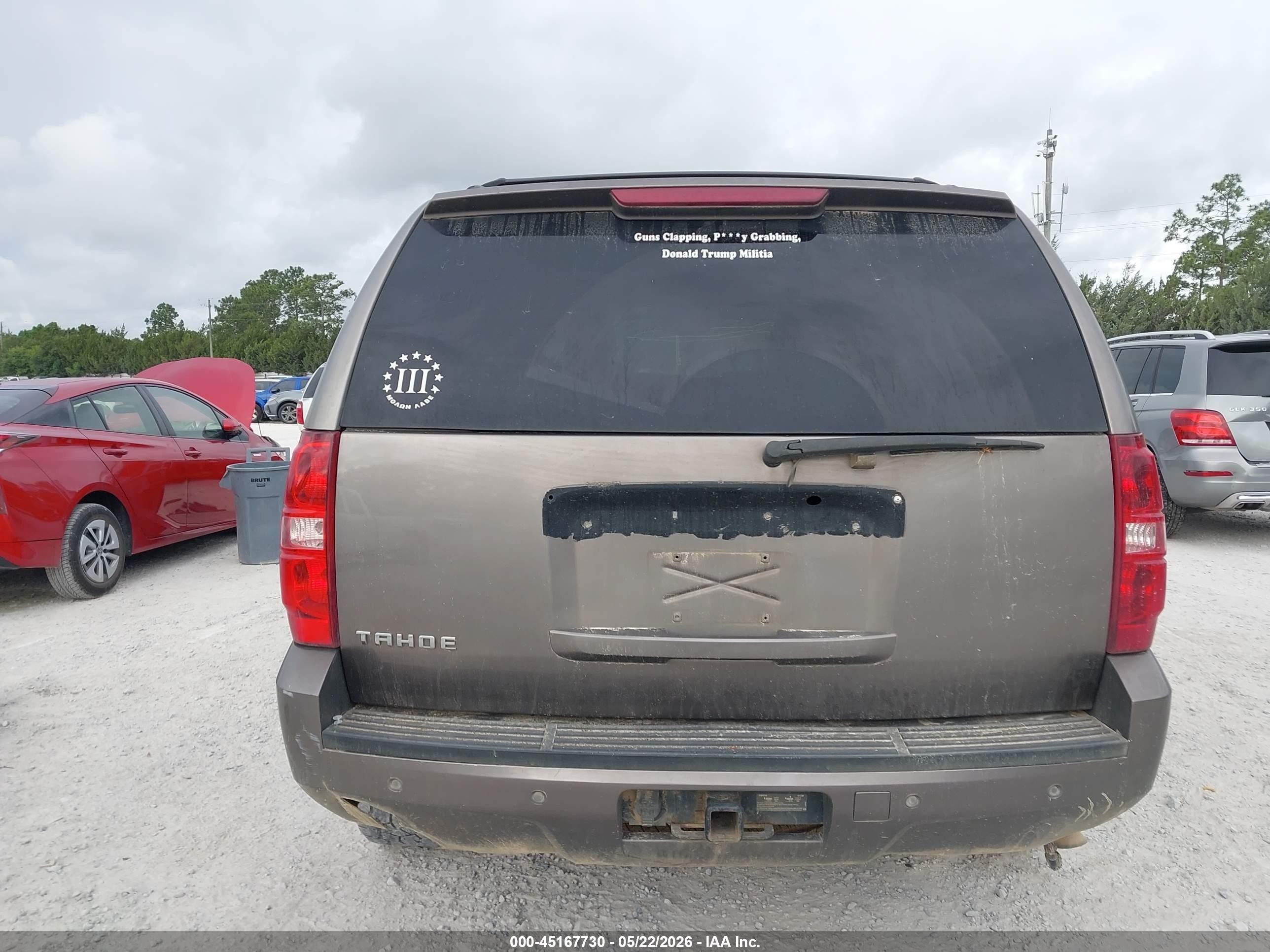 2013 Chevrolet Tahoe Lt Brown vin: 1GNSCBE04DR222537