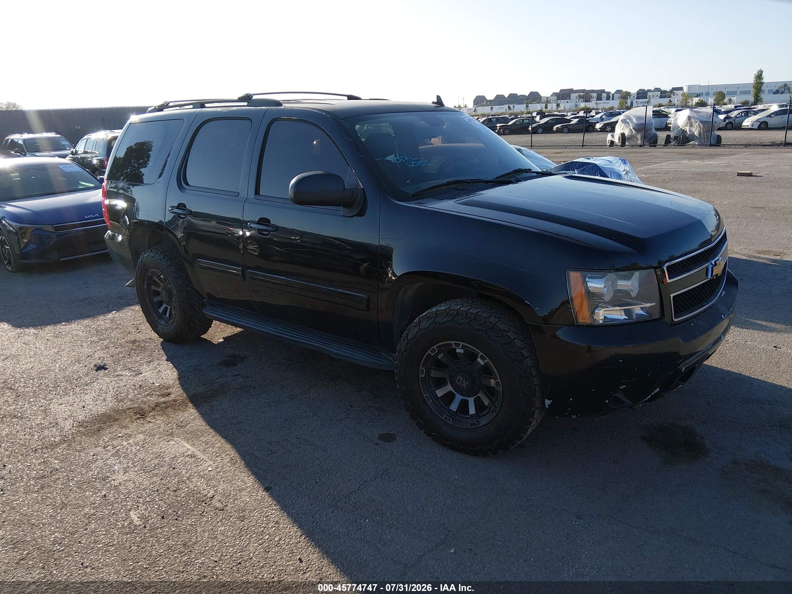 2013 Chevrolet Tahoe Lt Black vin: 1GNSCBE05DR177740
