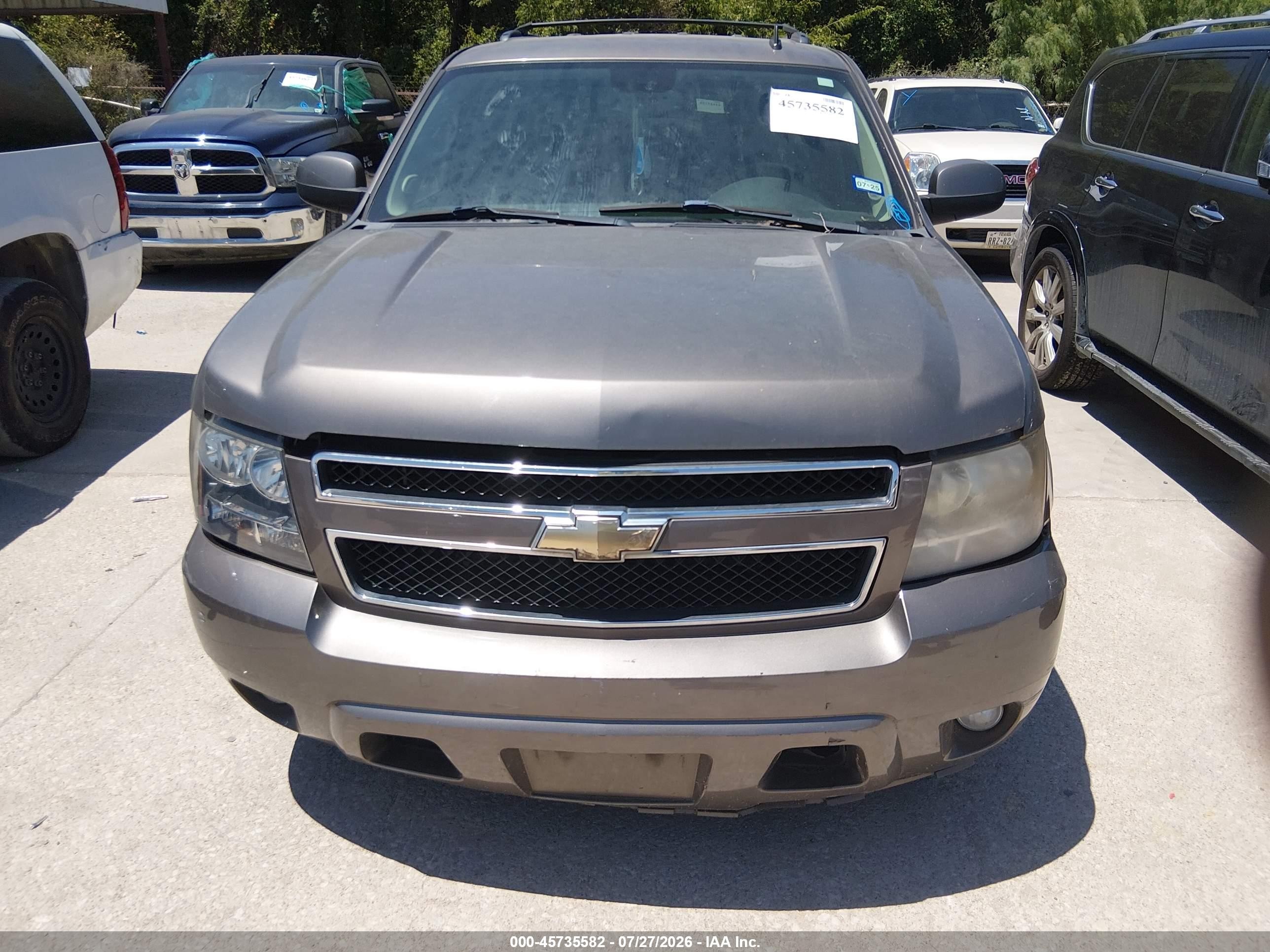 2011 Chevrolet Tahoe Lt Brown vin: 1GNSCBE06BR238154