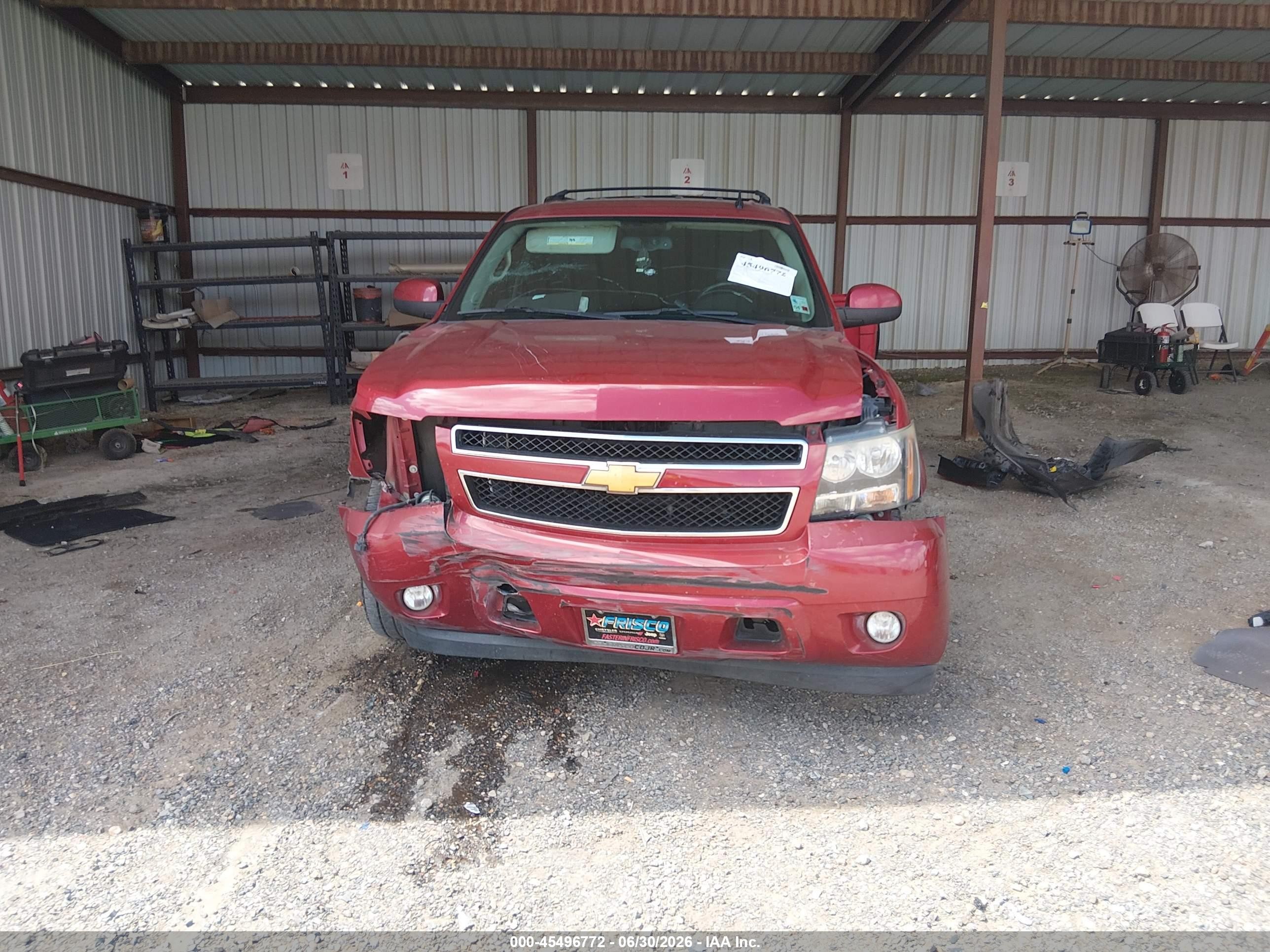 2013 Chevrolet Tahoe Lt Red vin: 1GNSCBE06DR100259