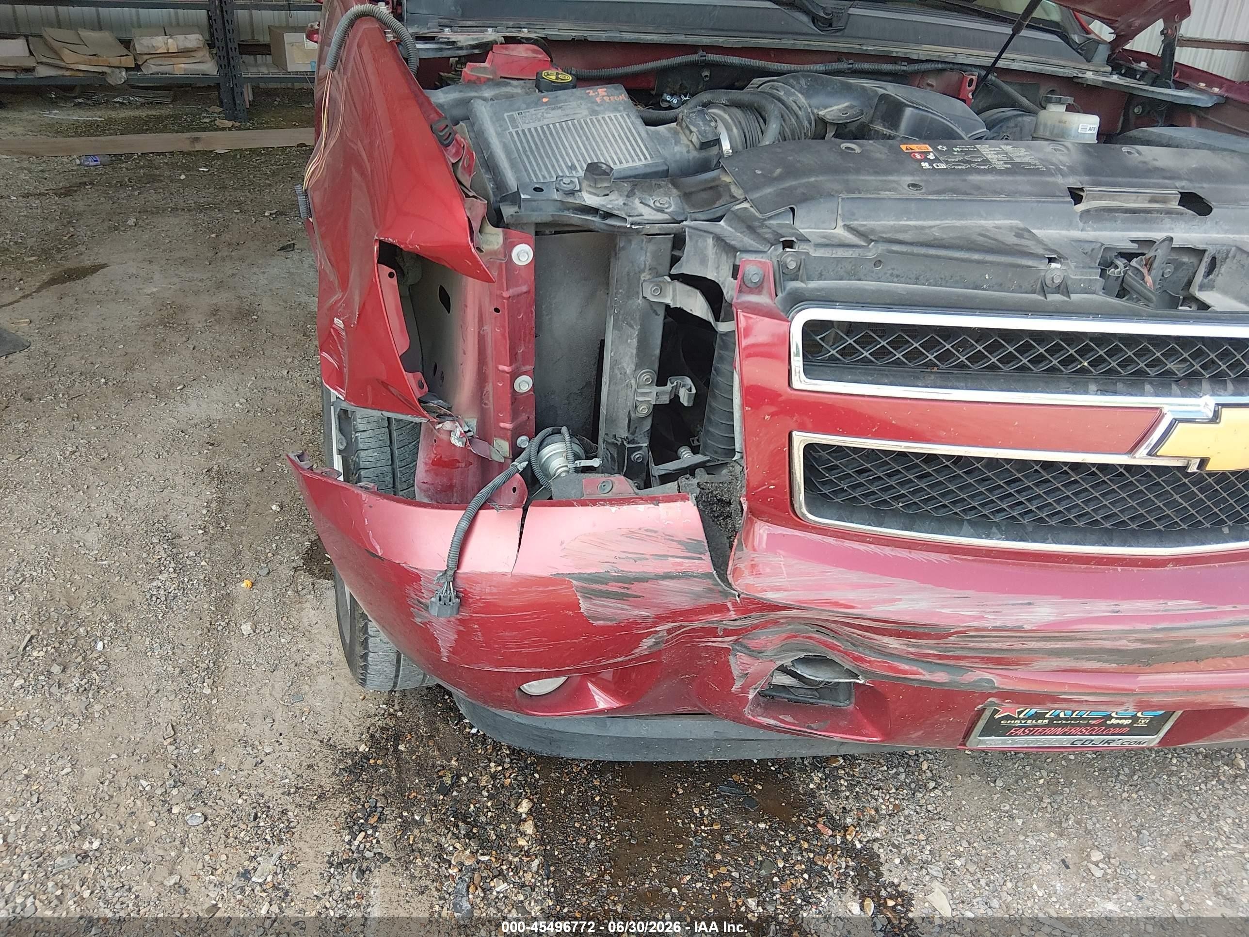 2013 Chevrolet Tahoe Lt Red vin: 1GNSCBE06DR100259
