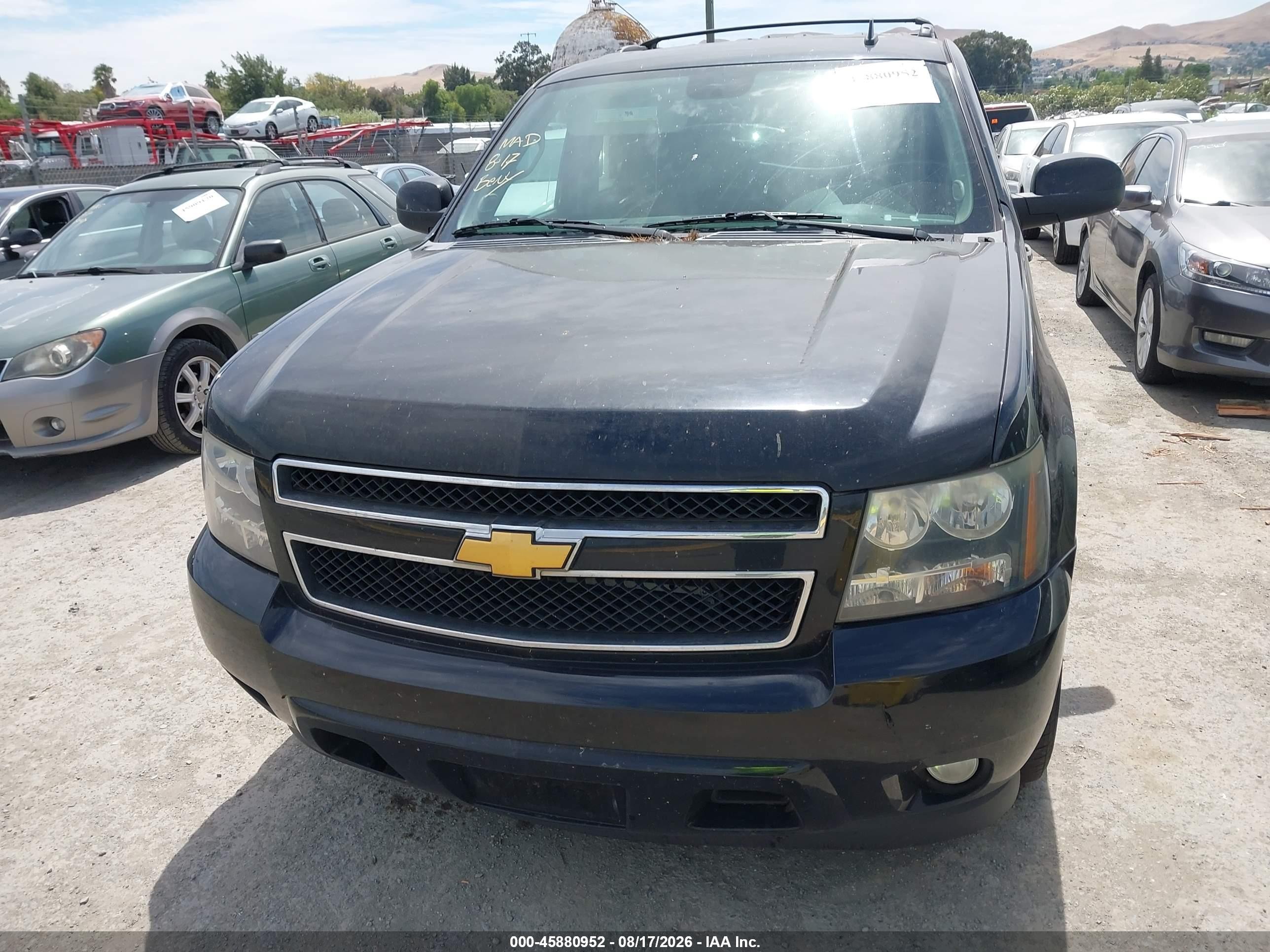 2013 Chevrolet Tahoe Lt Black vin: 1GNSCBE07DR119760