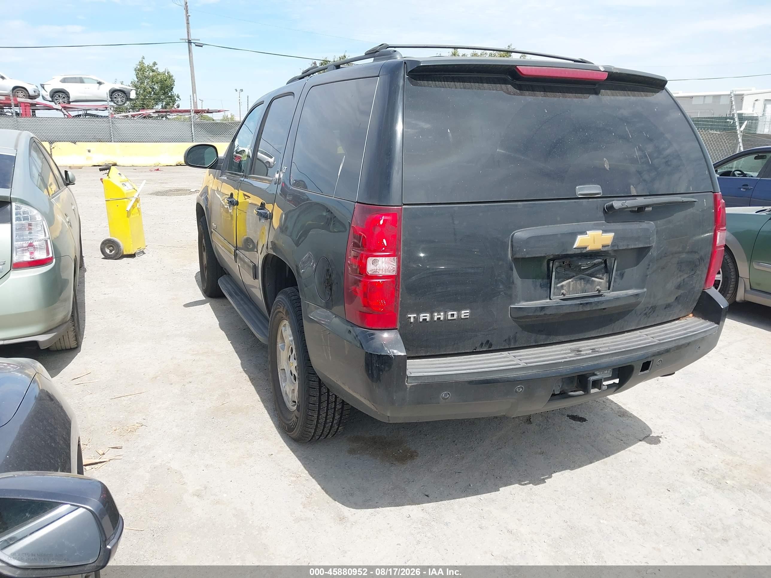 2013 Chevrolet Tahoe Lt Black vin: 1GNSCBE07DR119760