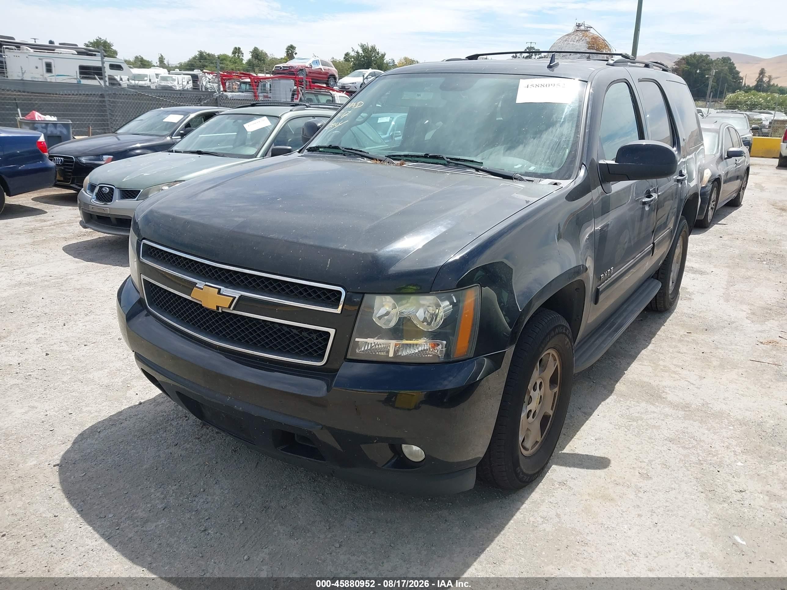 2013 Chevrolet Tahoe Lt Black vin: 1GNSCBE07DR119760
