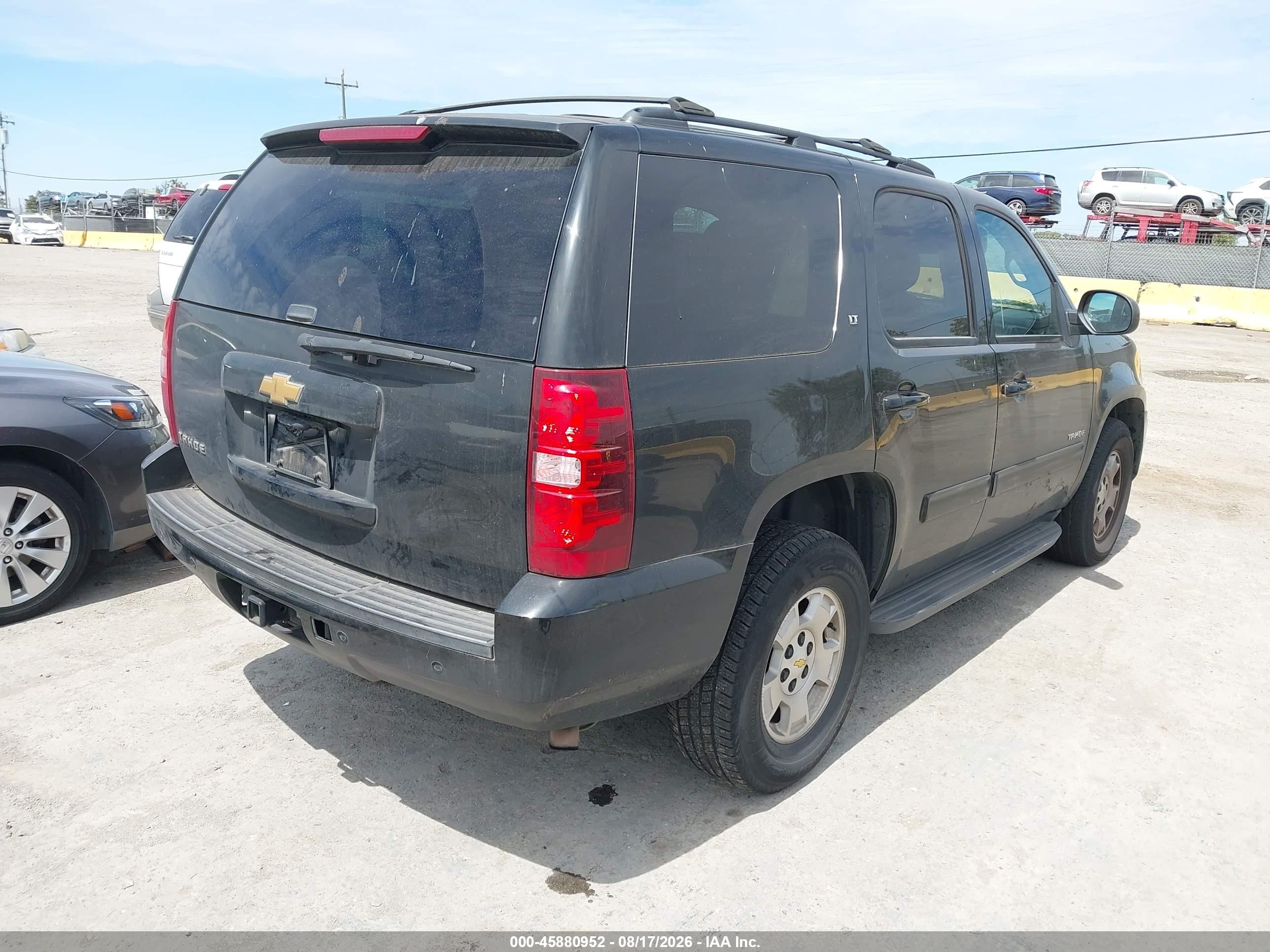 2013 Chevrolet Tahoe Lt Black vin: 1GNSCBE07DR119760