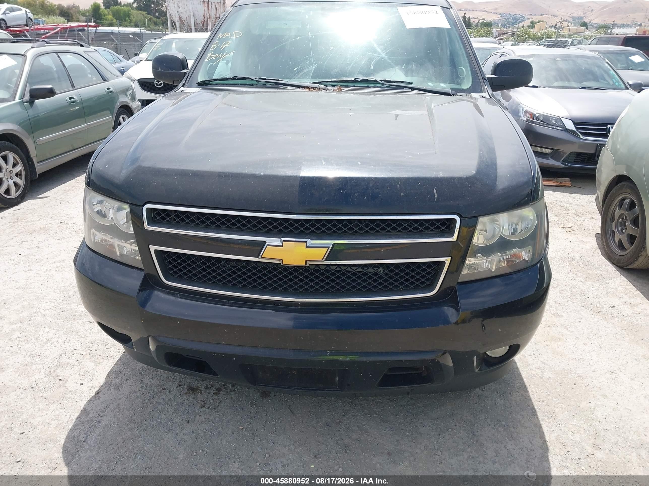 2013 Chevrolet Tahoe Lt Black vin: 1GNSCBE07DR119760
