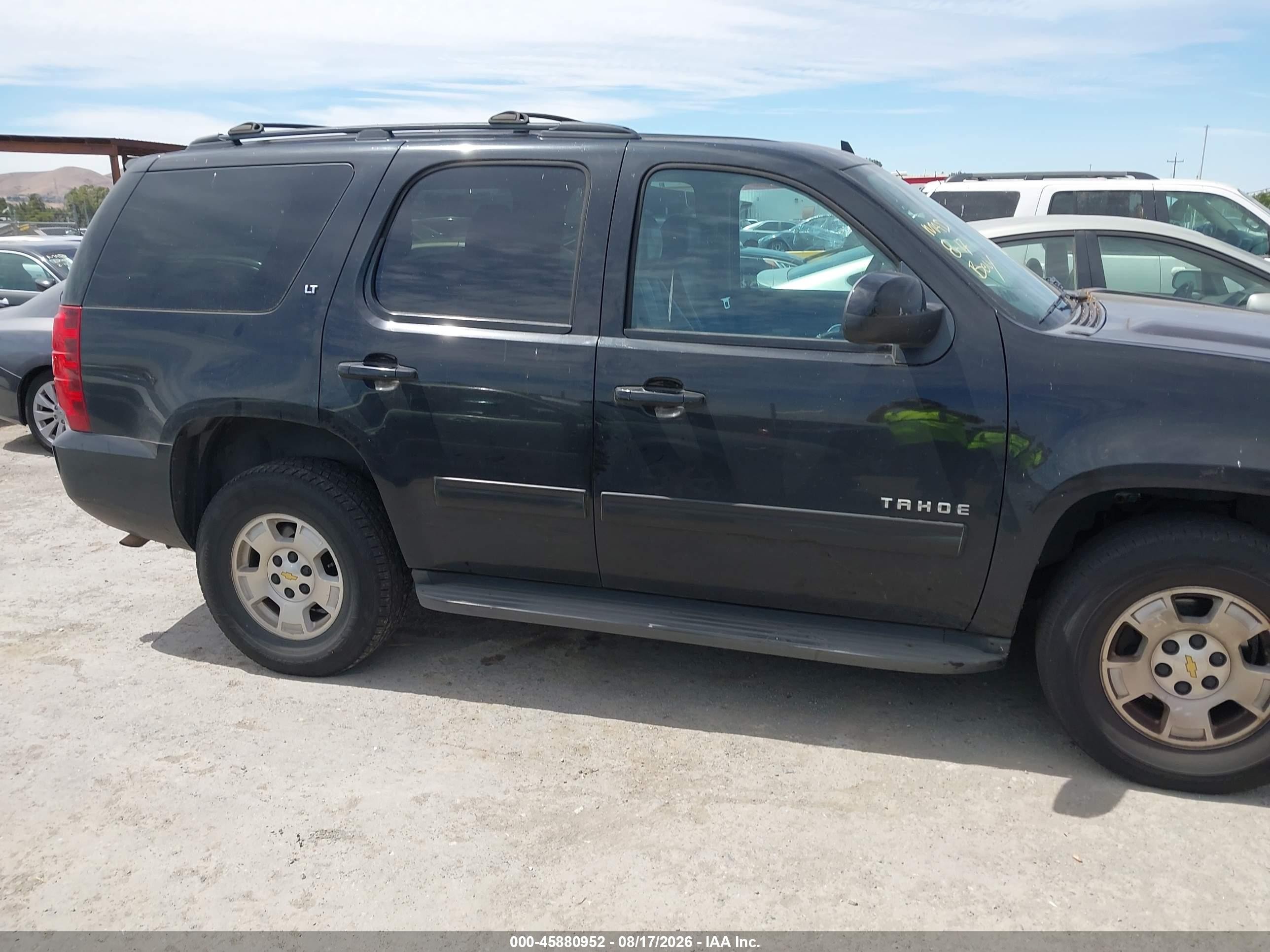 2013 Chevrolet Tahoe Lt Black vin: 1GNSCBE07DR119760