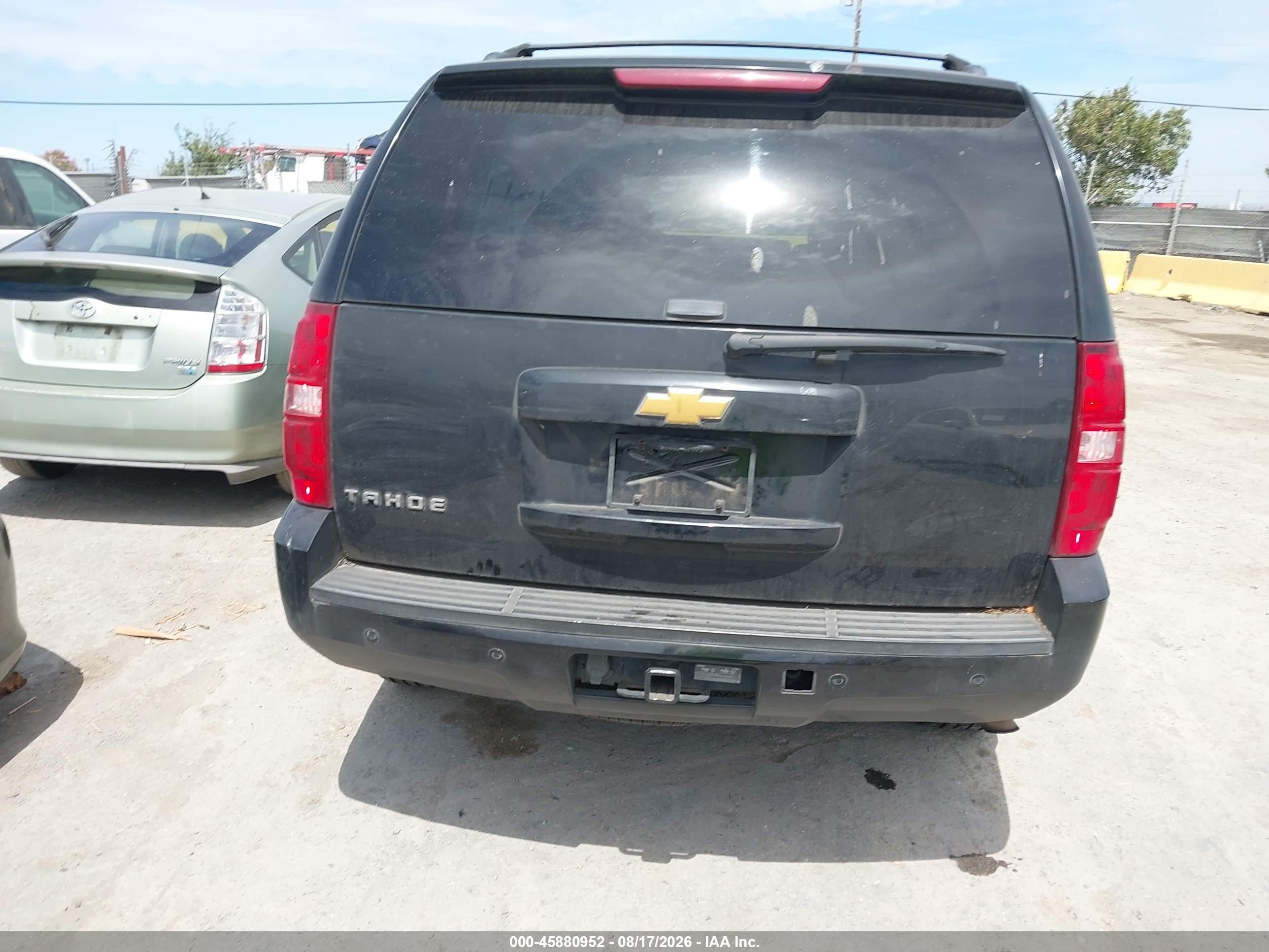 2013 Chevrolet Tahoe Lt Black vin: 1GNSCBE07DR119760