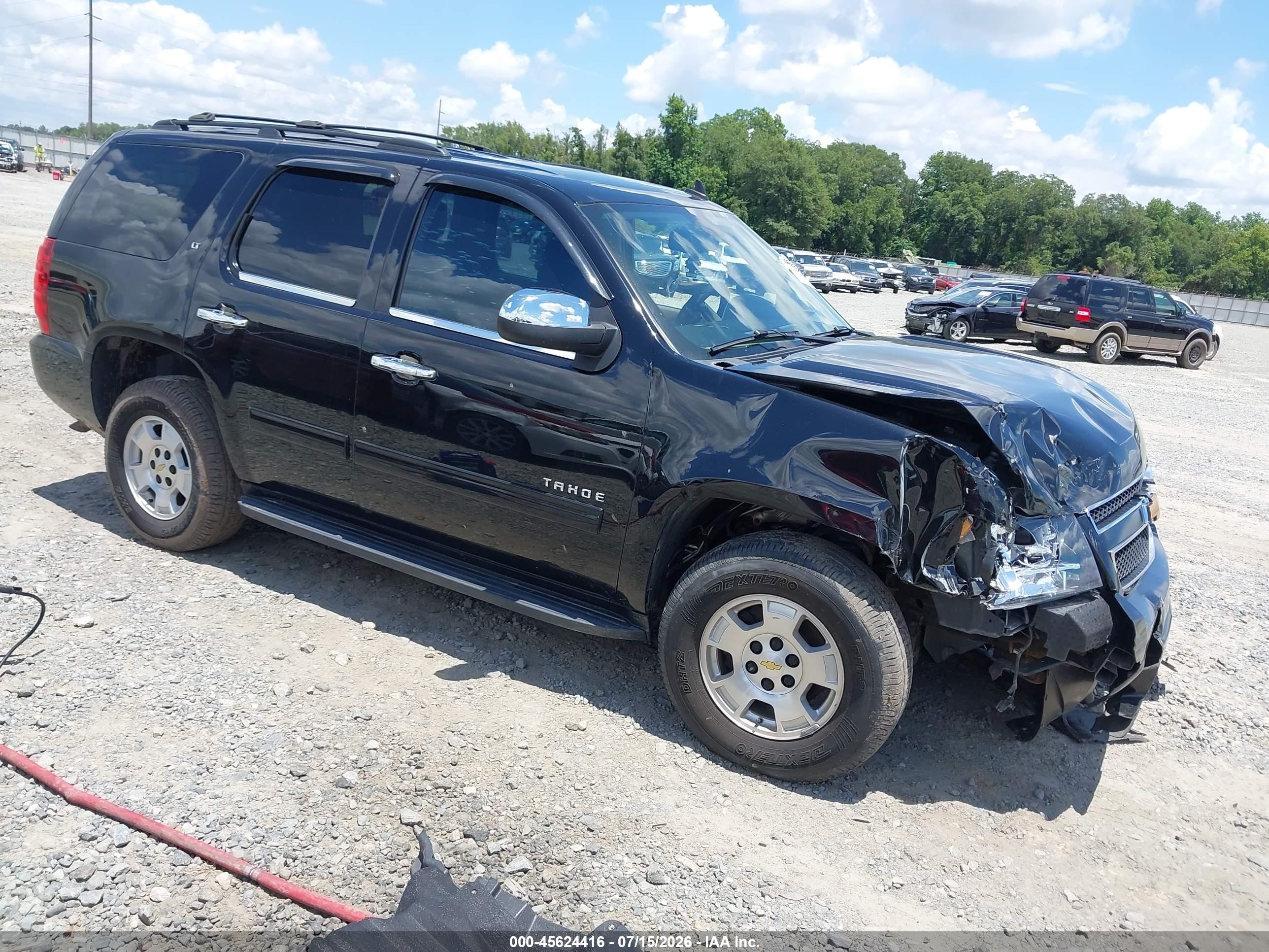 2014 Chevrolet Tahoe Lt Черный vin: 1GNSCBE07ER113376
