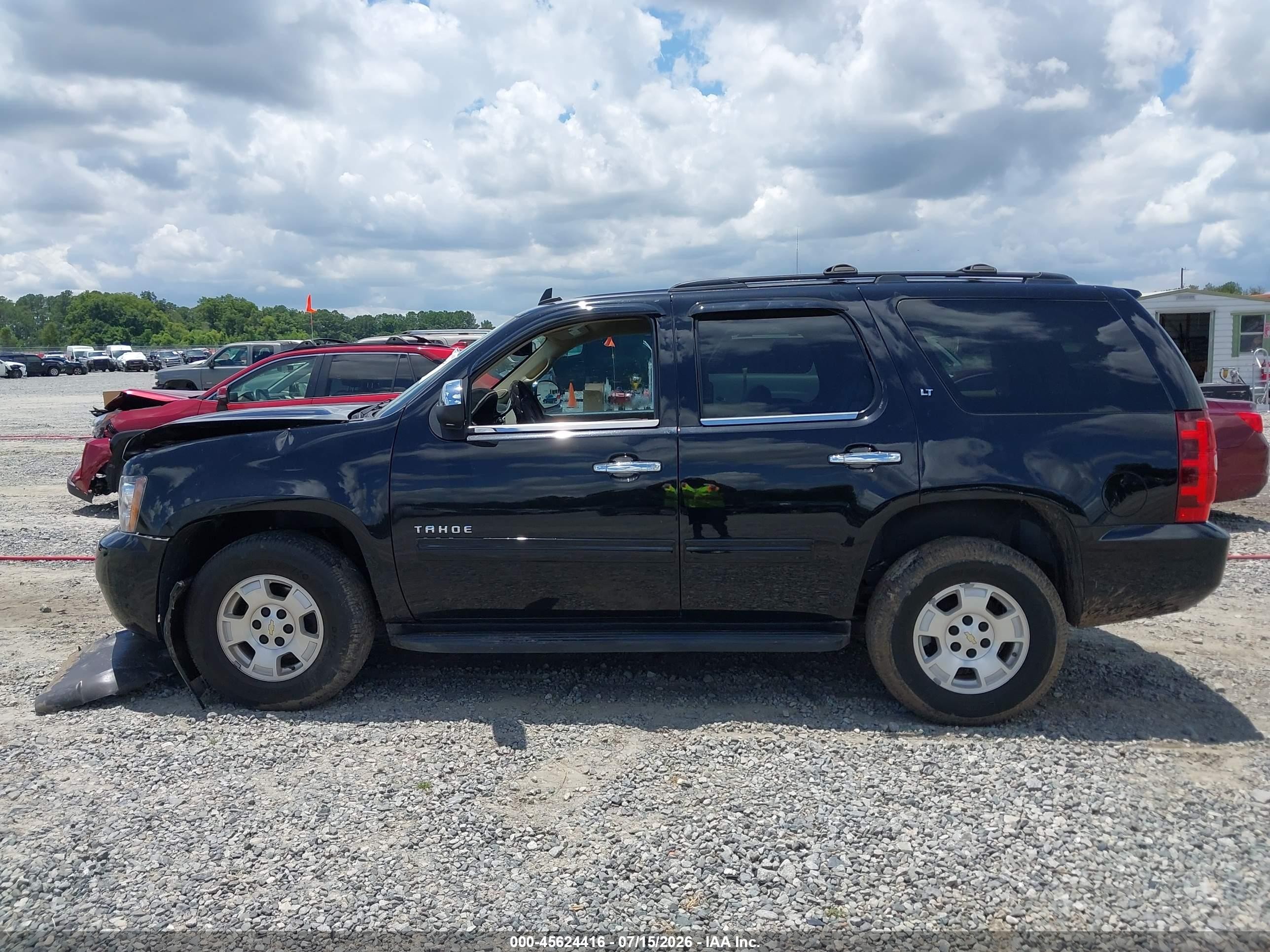 2014 Chevrolet Tahoe Lt Черный vin: 1GNSCBE07ER113376