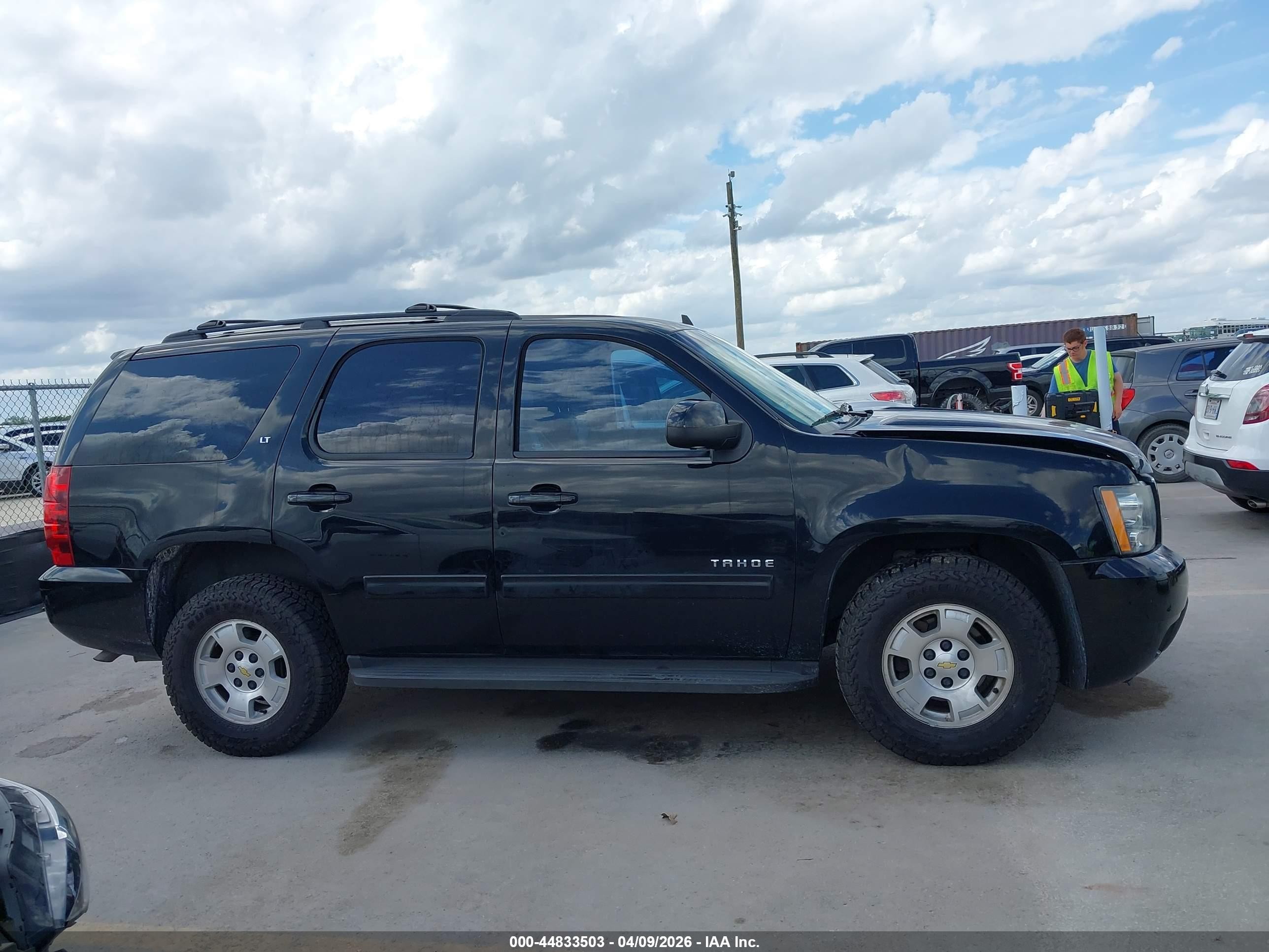 2013 Chevrolet Tahoe Lt Black vin: 1GNSCBE08DR119363