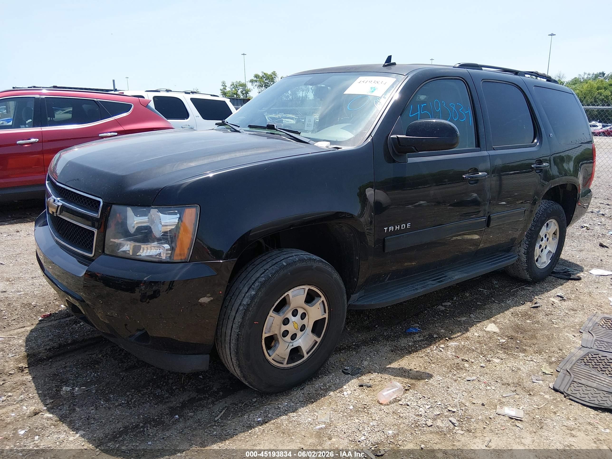 2011 Chevrolet Tahoe Lt Black vin: 1GNSCBE0XBR188682