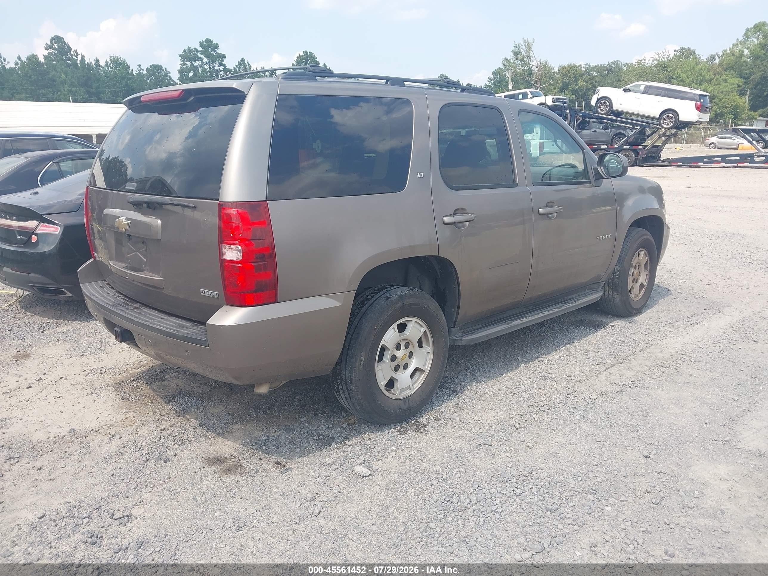 2011 Chevrolet Tahoe Lt Brown vin: 1GNSCBE0XBR239873