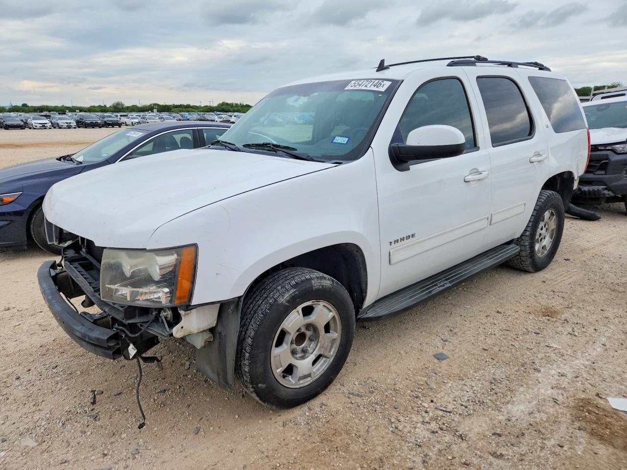 2012 Chevrolet Tahoe C1500 Lt White vin: 1GNSCBE0XCR316324