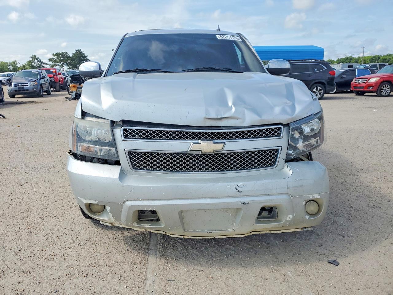 2013 Chevrolet Tahoe C1500 Lt Silver vin: 1GNSCBE0XDR339717