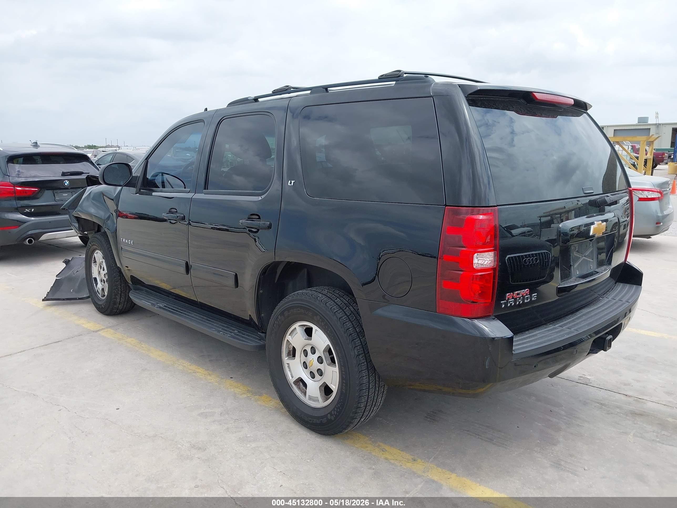 2014 Chevrolet Tahoe Lt Black vin: 1GNSCBE0XER186032