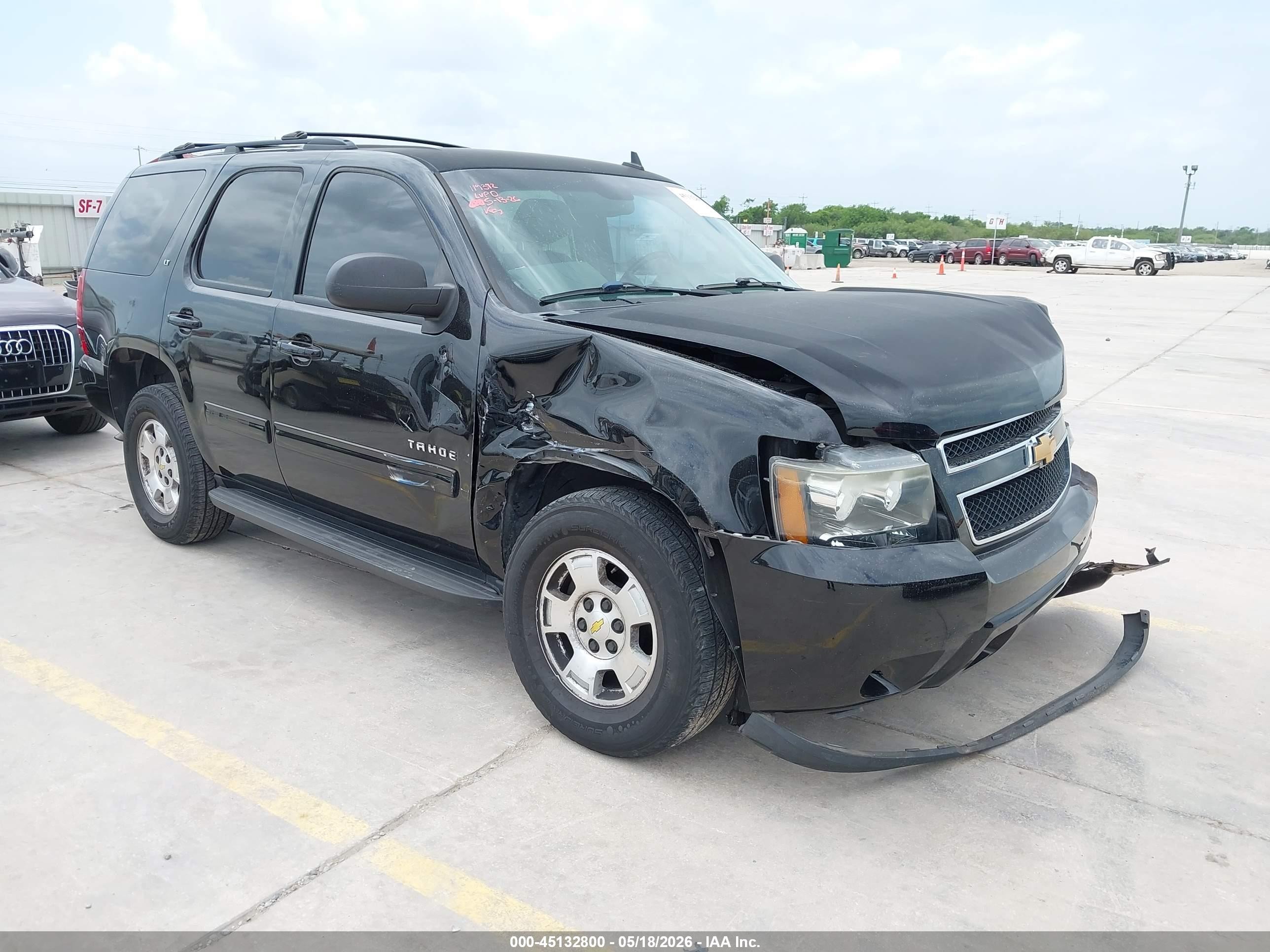 2014 Chevrolet Tahoe Lt Black vin: 1GNSCBE0XER186032