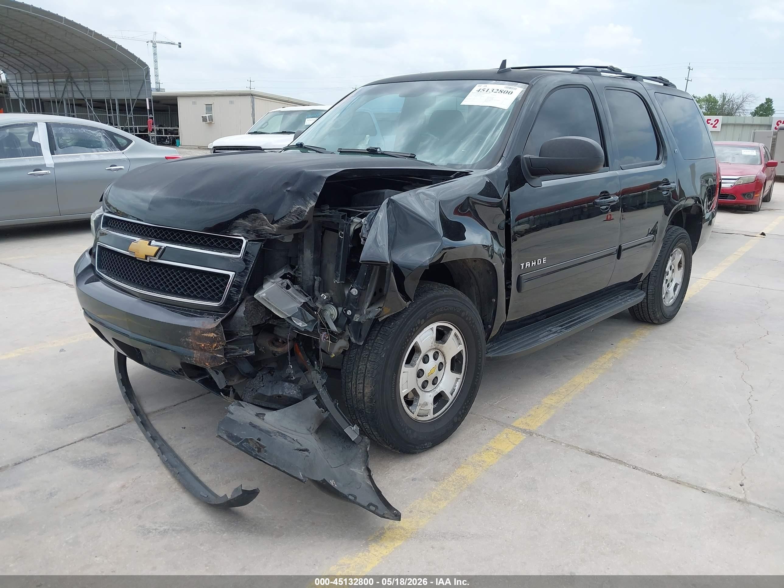 2014 Chevrolet Tahoe Lt Black vin: 1GNSCBE0XER186032