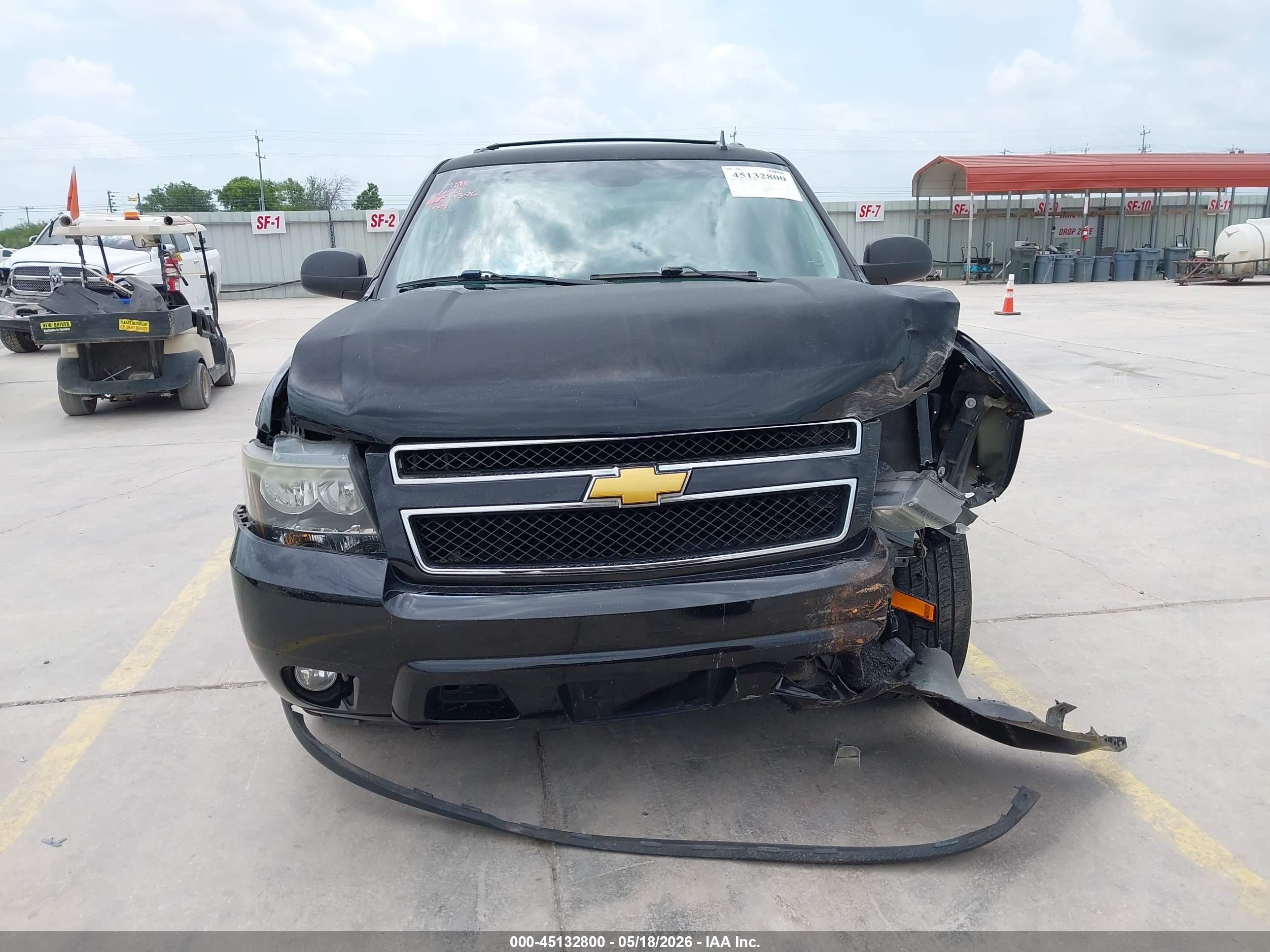2014 Chevrolet Tahoe Lt Black vin: 1GNSCBE0XER186032