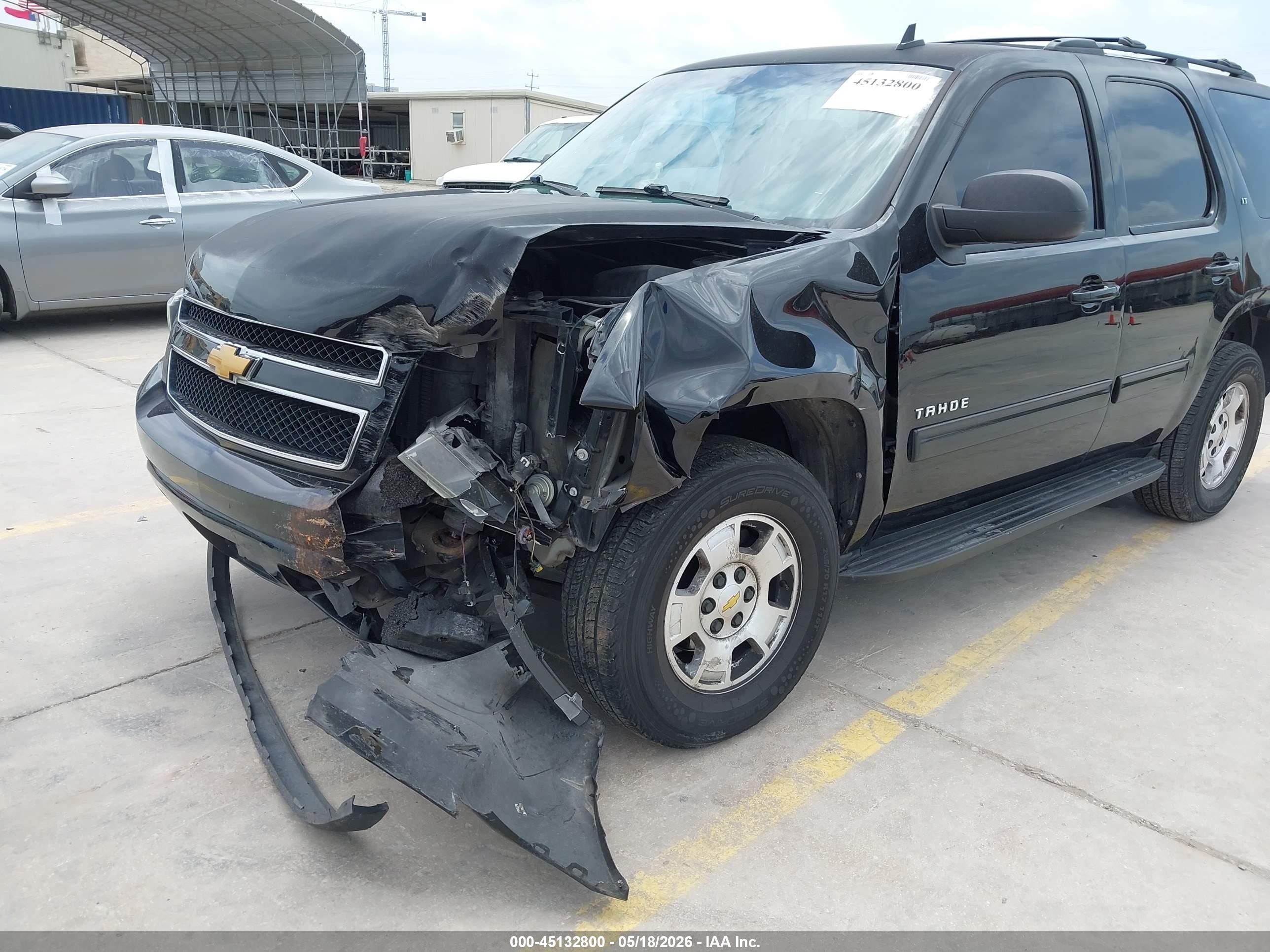 2014 Chevrolet Tahoe Lt Black vin: 1GNSCBE0XER186032